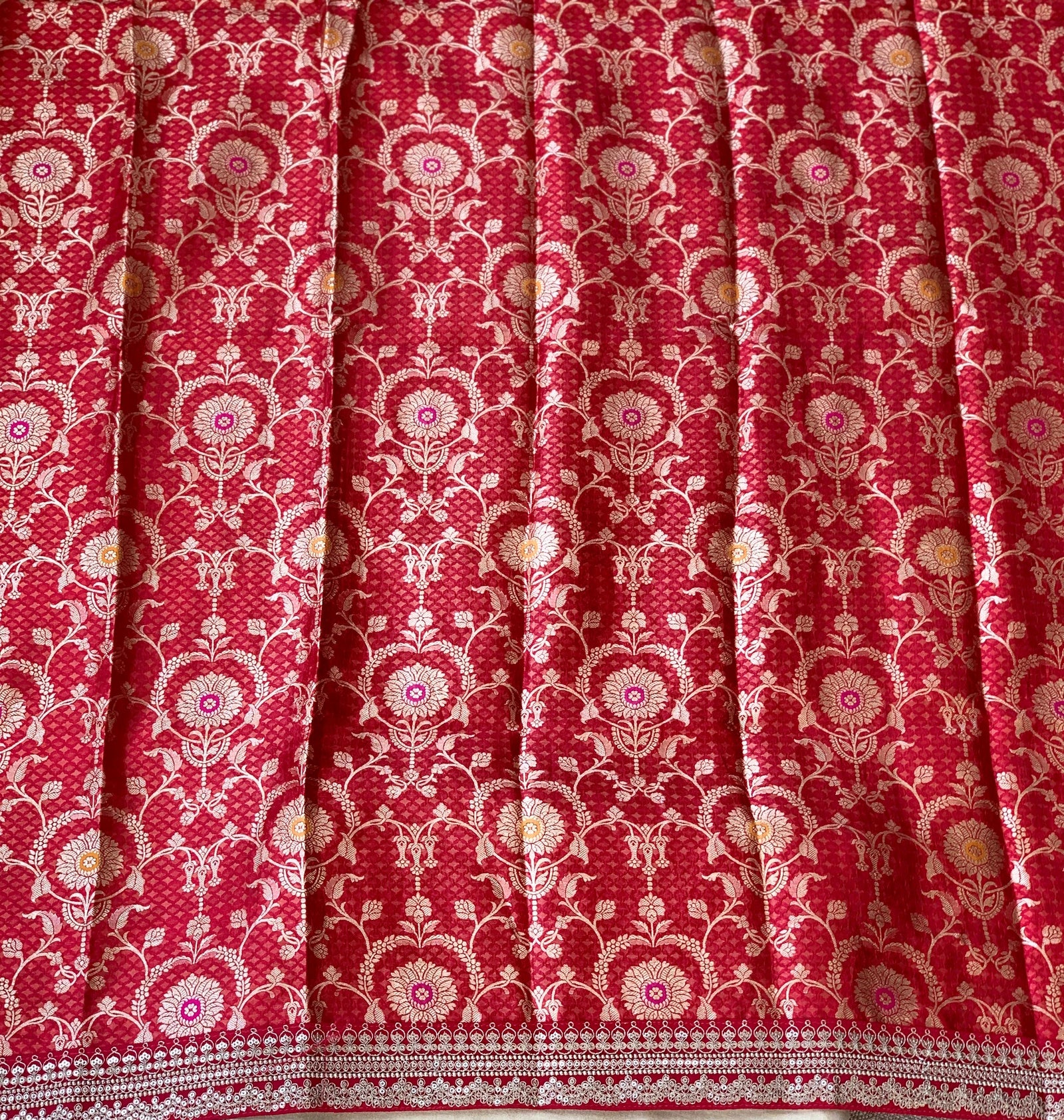 Muted Gold tissue saree with banarasi and sabhyasachi borders : S62122