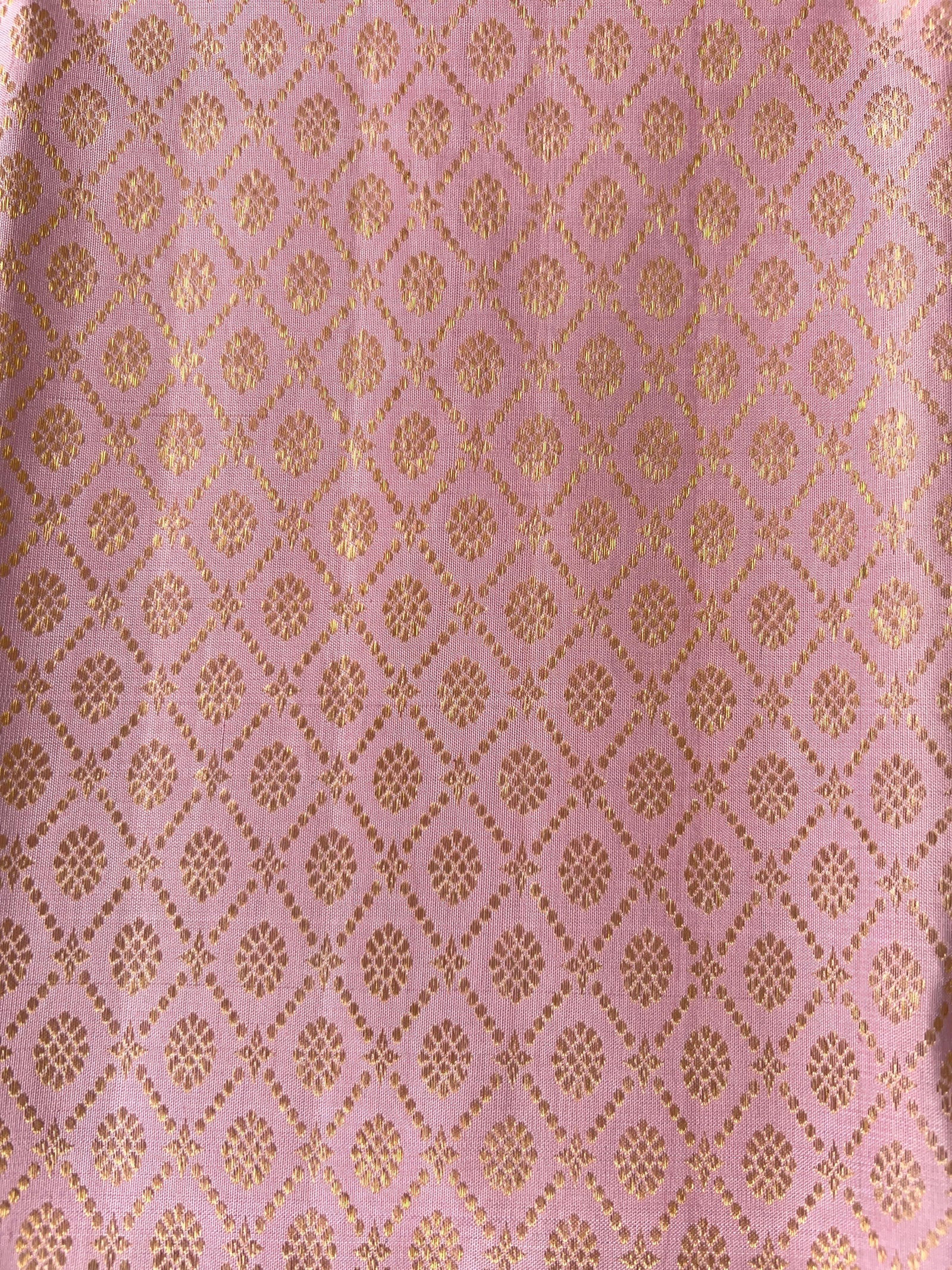 Elegant Pink Pure Kanchi Pattu Silk Saree with Midnight Blue Zari Border