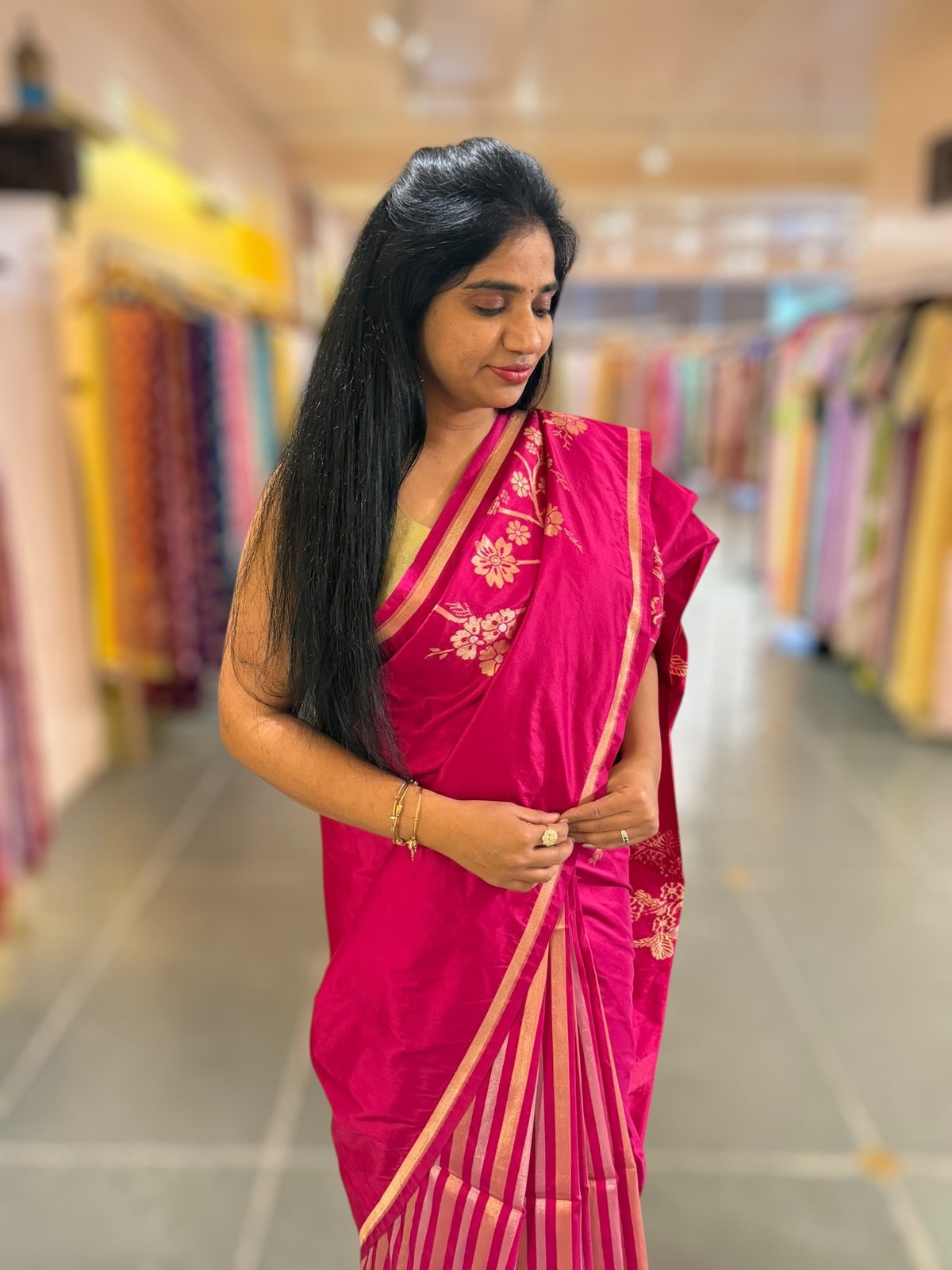 Pink Designer Ektara Banarasi Silk Saree