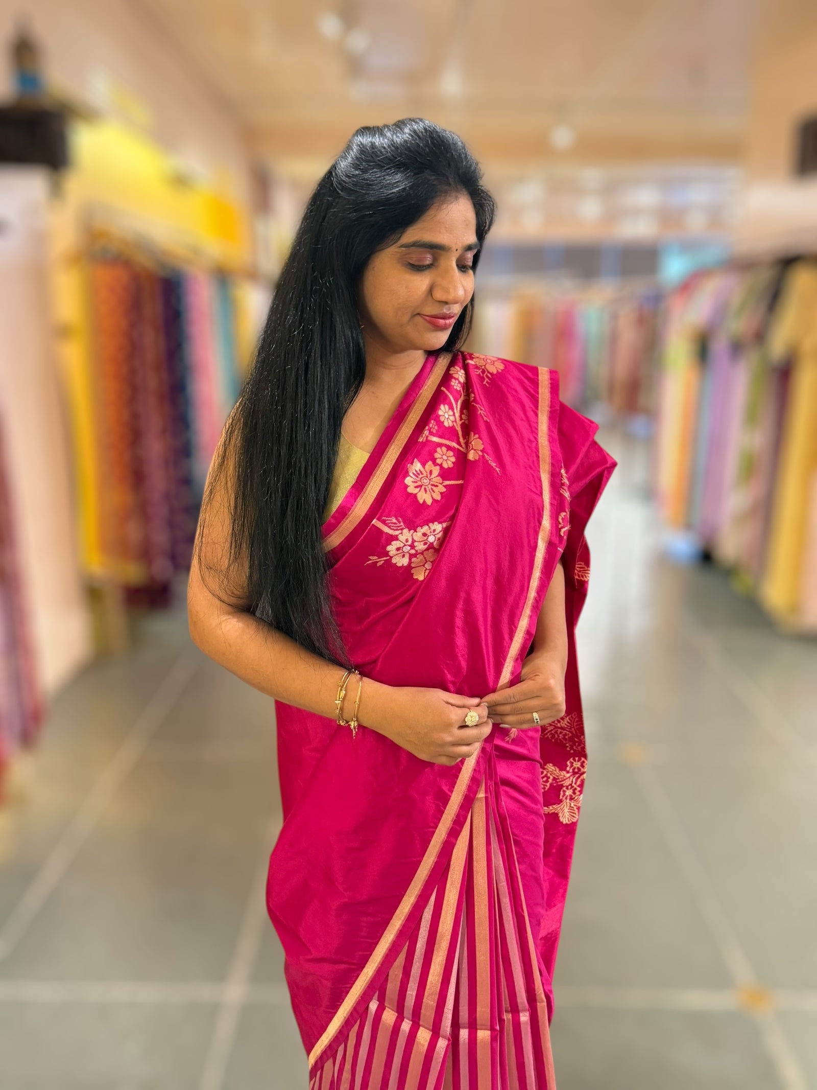 Pink Designer Ektara Banarasi Silk Saree