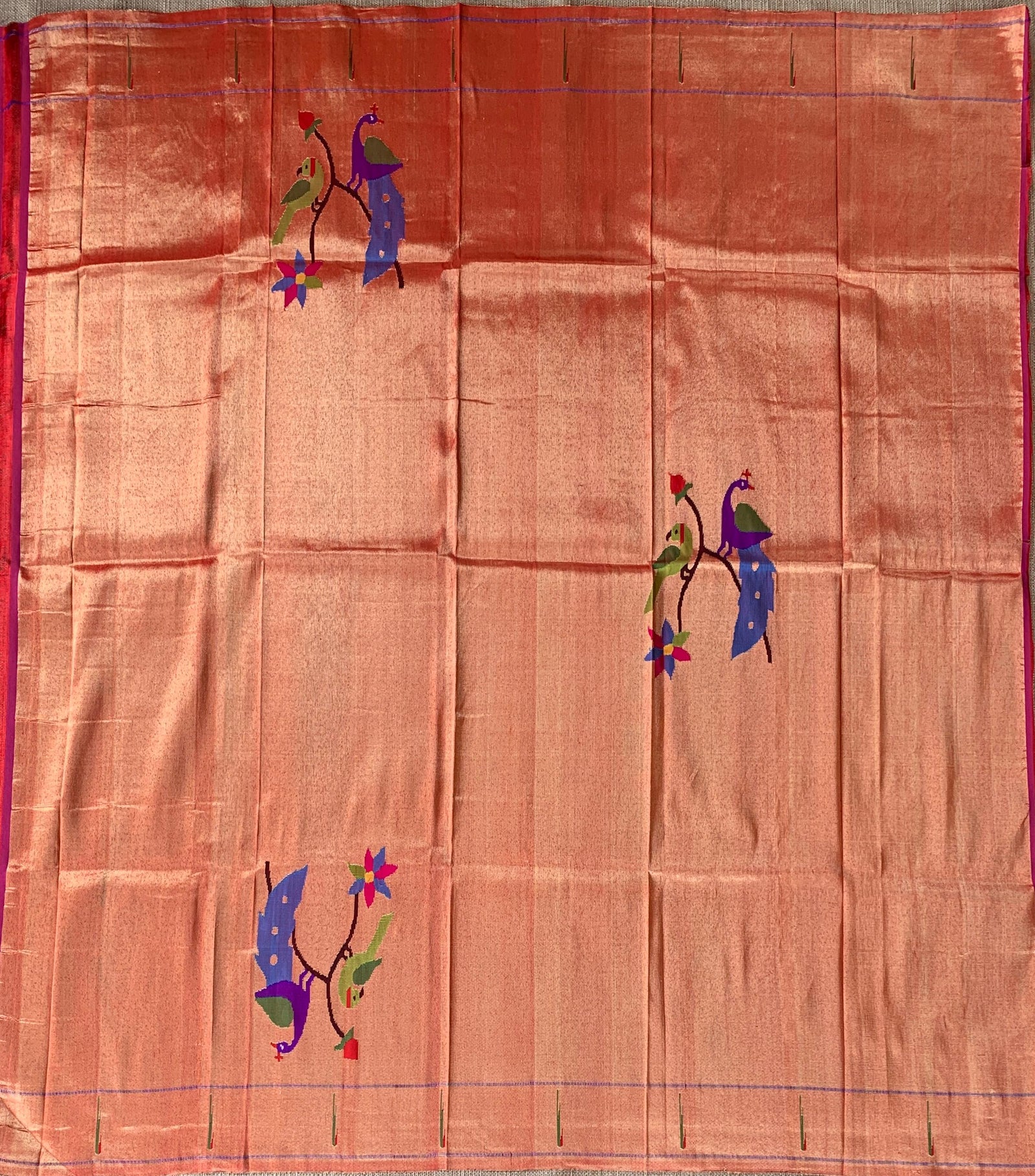 Pure Handloom Pythani Tissue blouse