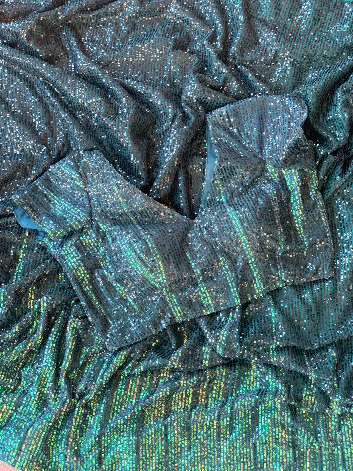 Georgette sequence saree with stitched blouses : DSCL005