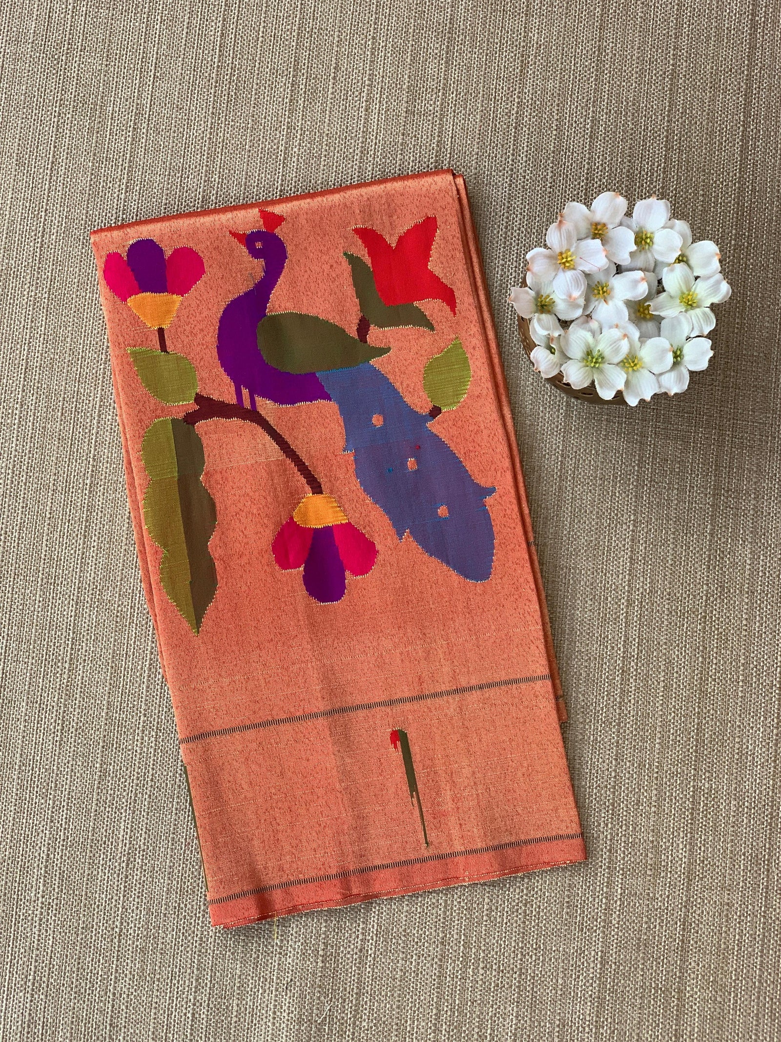 Pure Handloom Pythani Tissue blouse