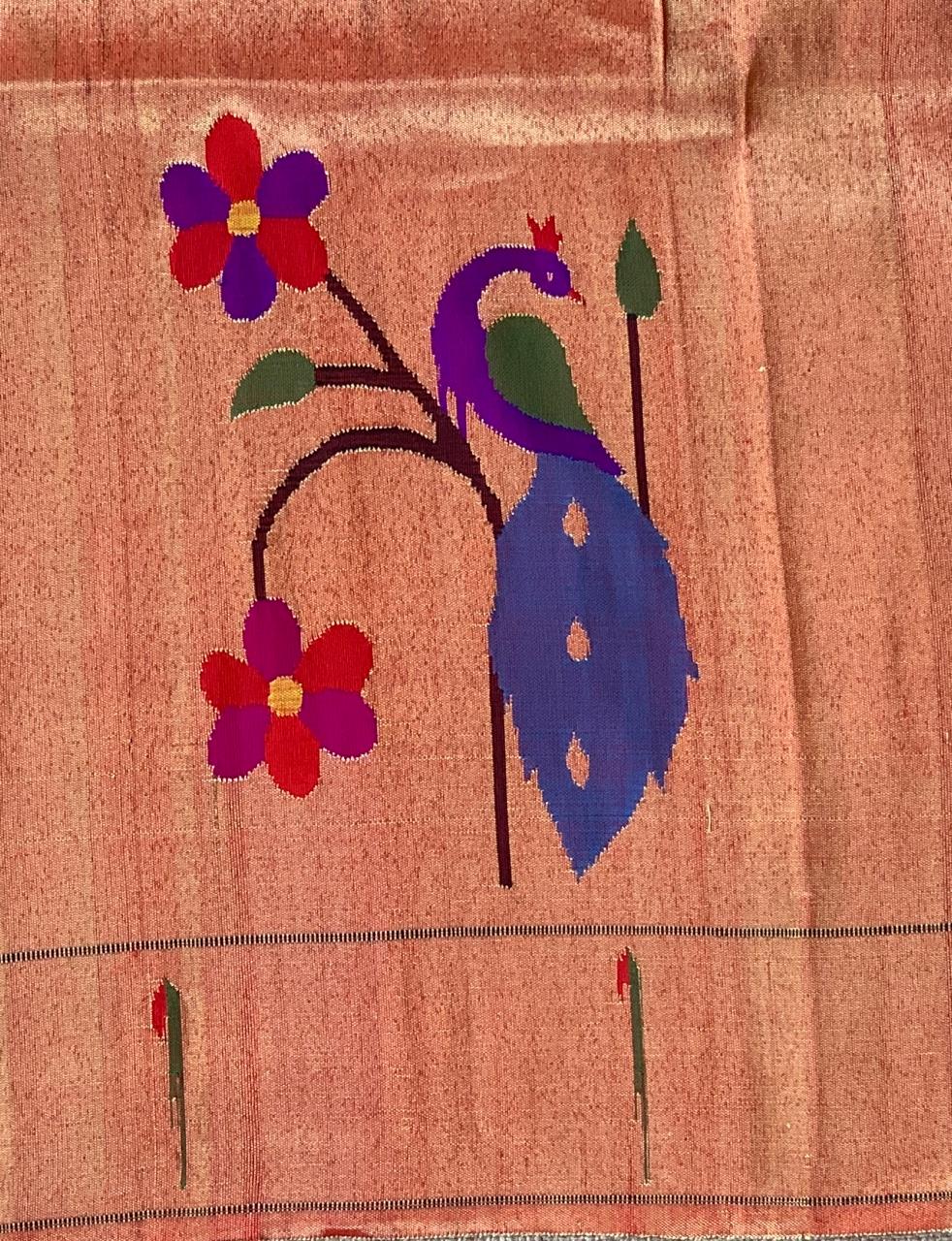 Pure Handloom Pythani Tissue blouse