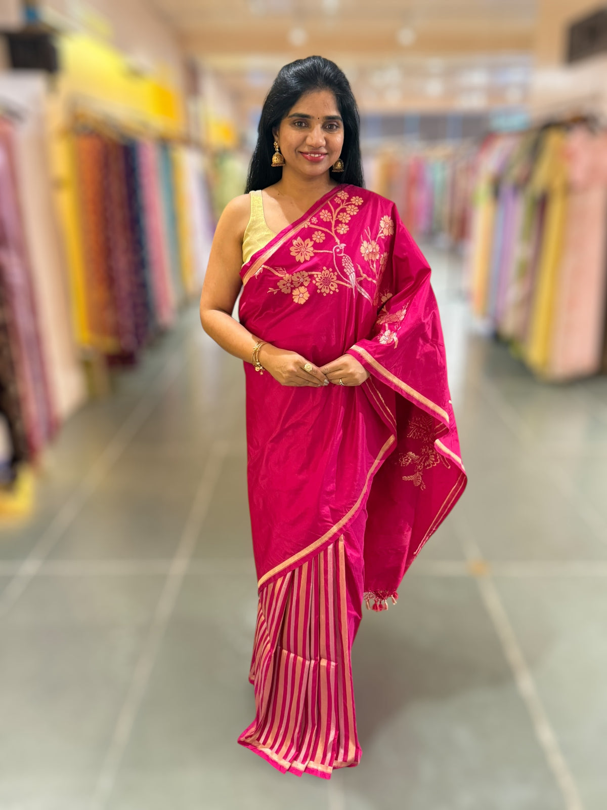 Pink Designer Ektara Banarasi Silk Saree