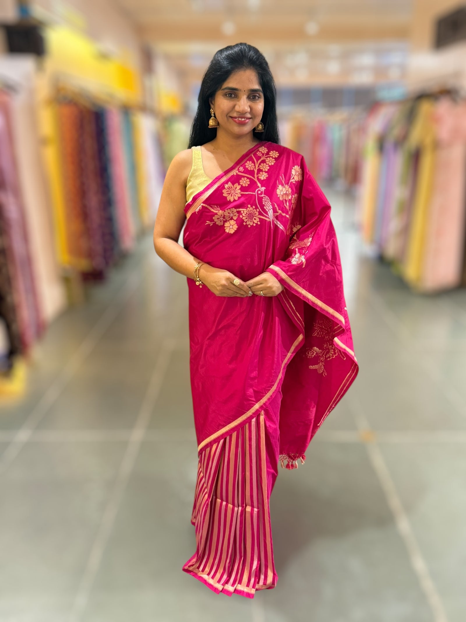 Pink Designer Ektara Banarasi Silk Saree