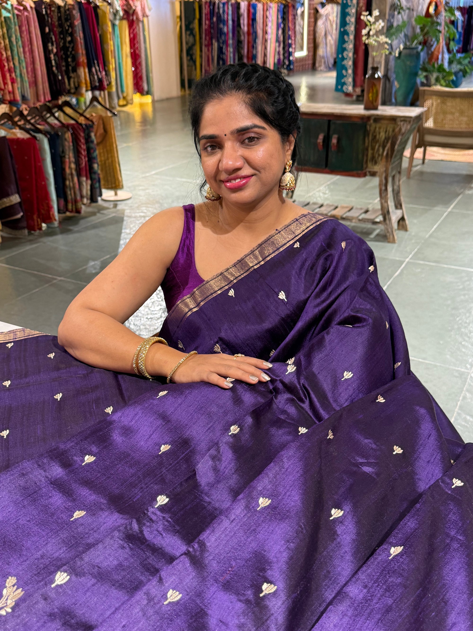 Pure Handloom Raw Silk Saree