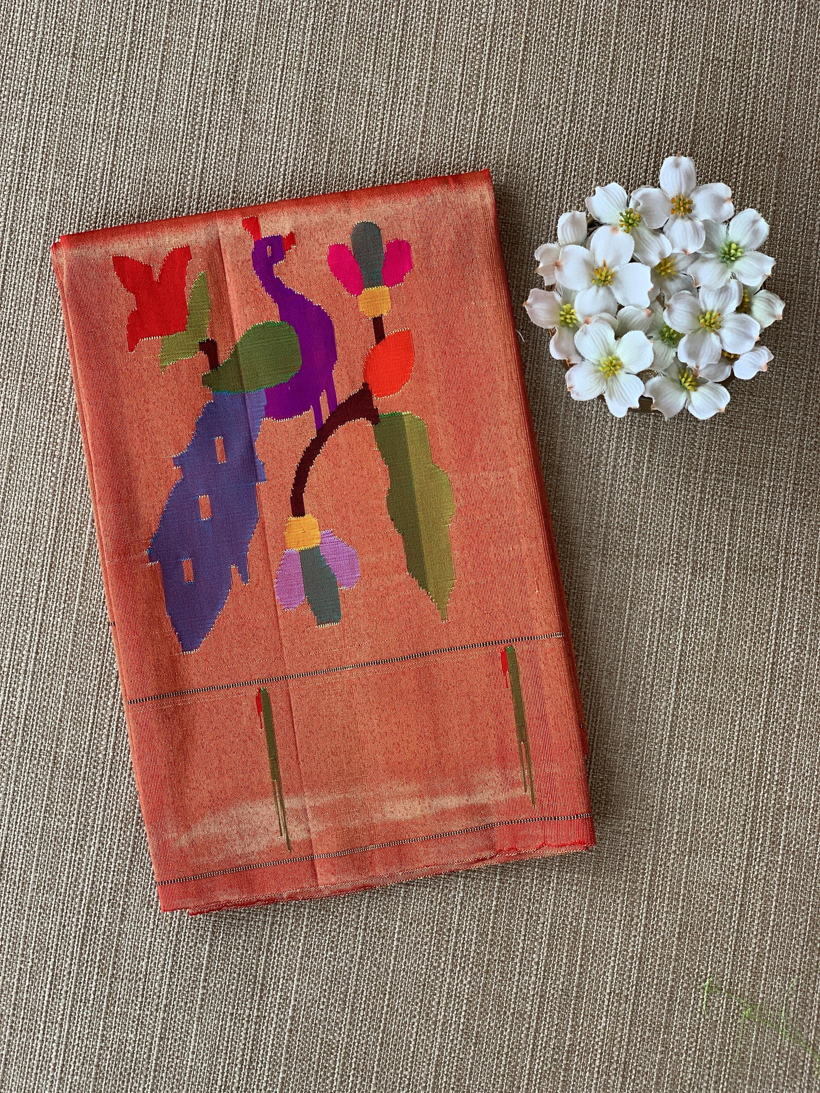 Pure Handloom Pythani Tissue blouse