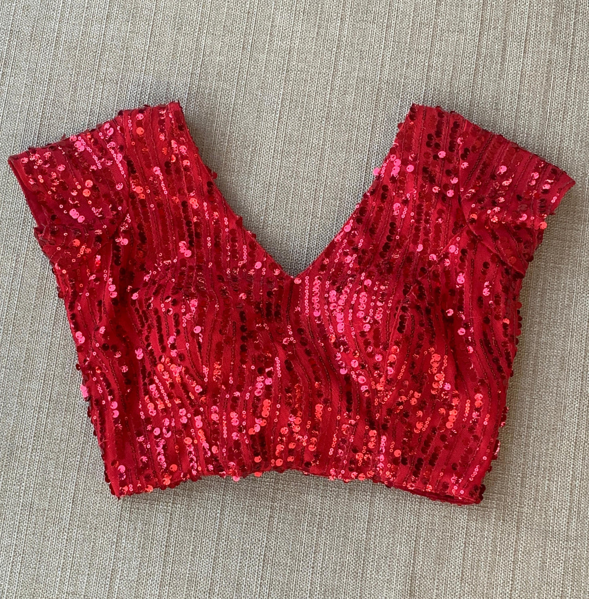 Georgette sequence saree with stitched blouses : DSCL007