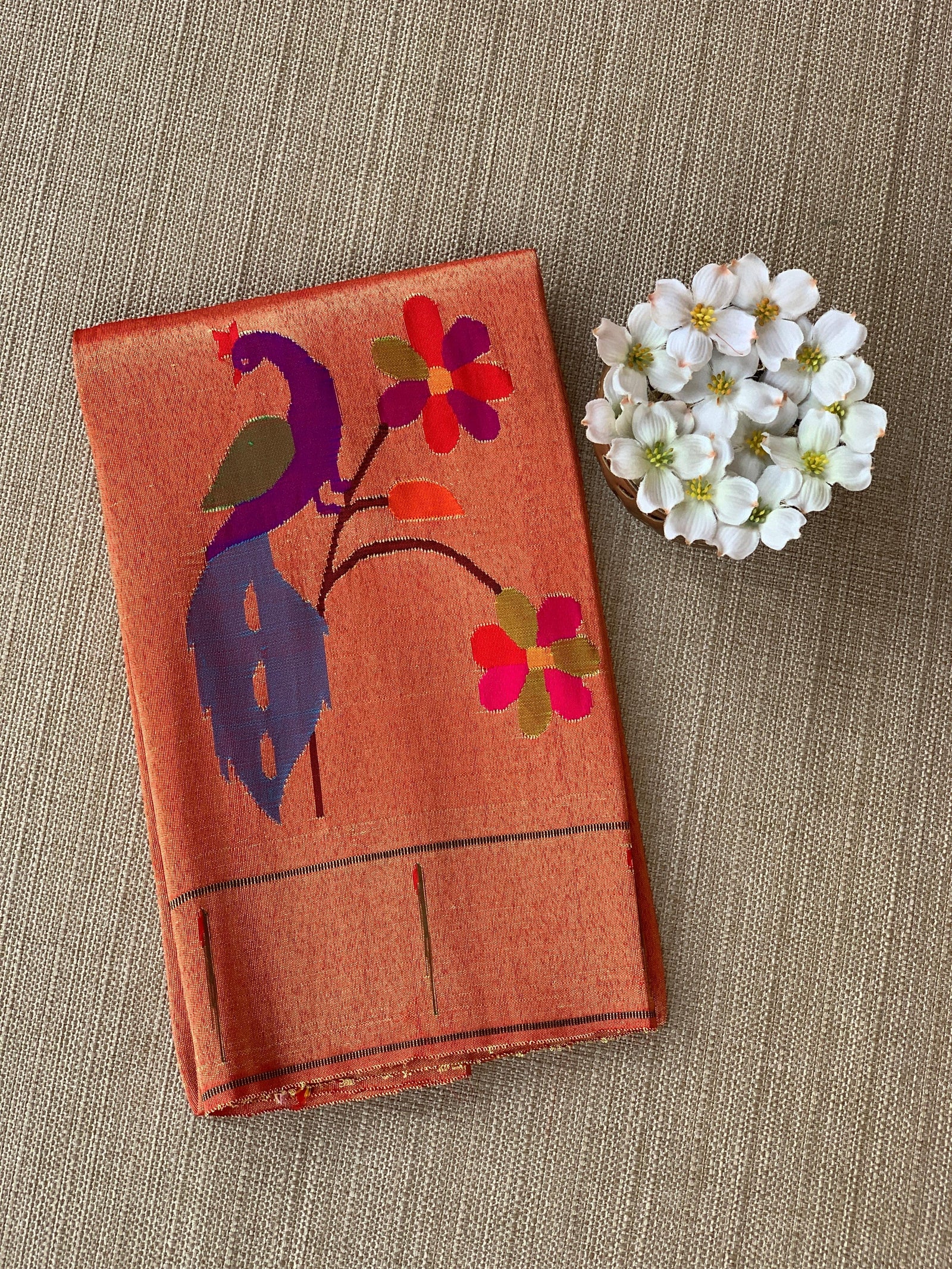 Pure Handloom Pythani Tissue blouse