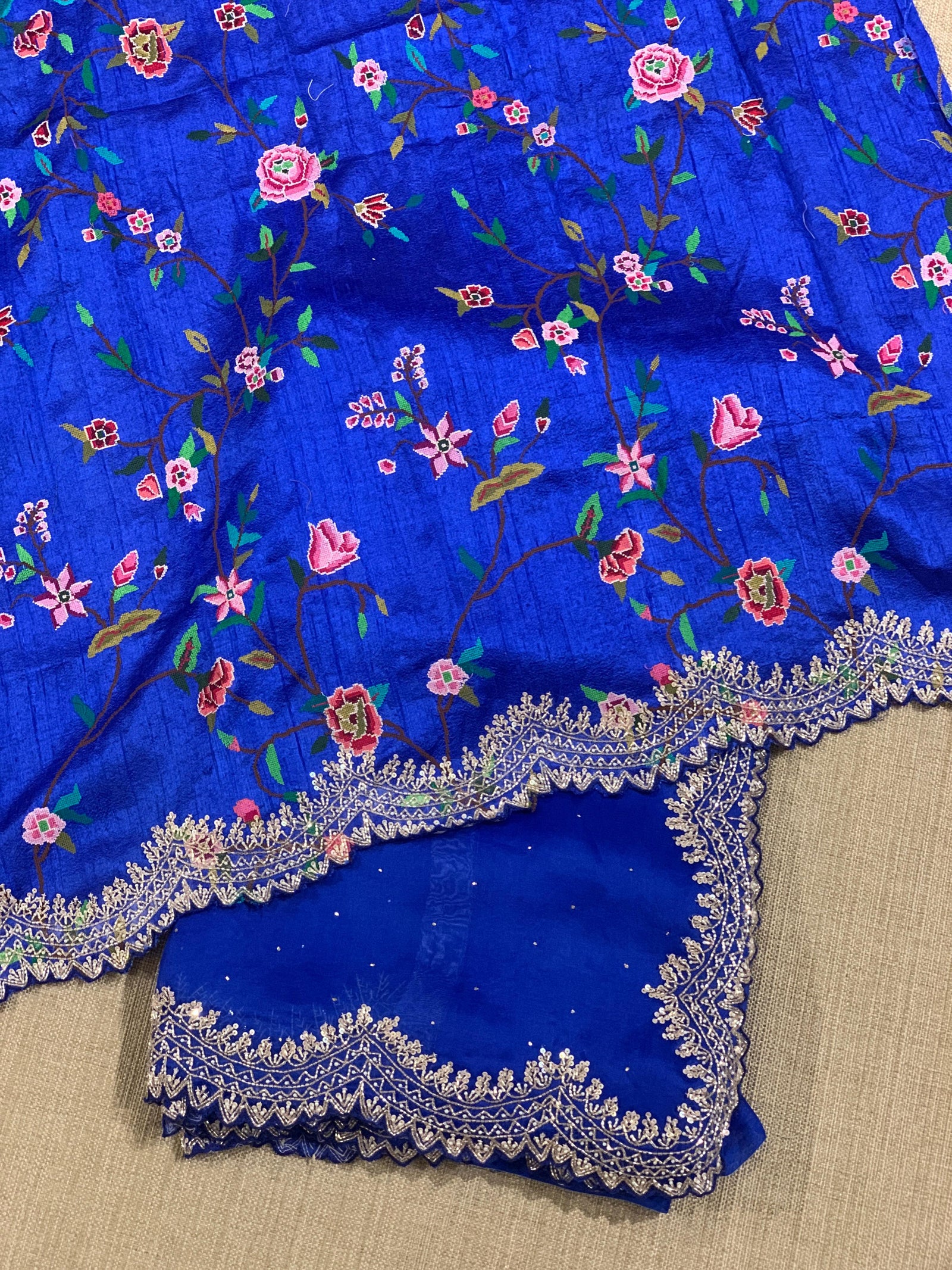 Pure Organza Handwork Saree with heavy Designer Blouse