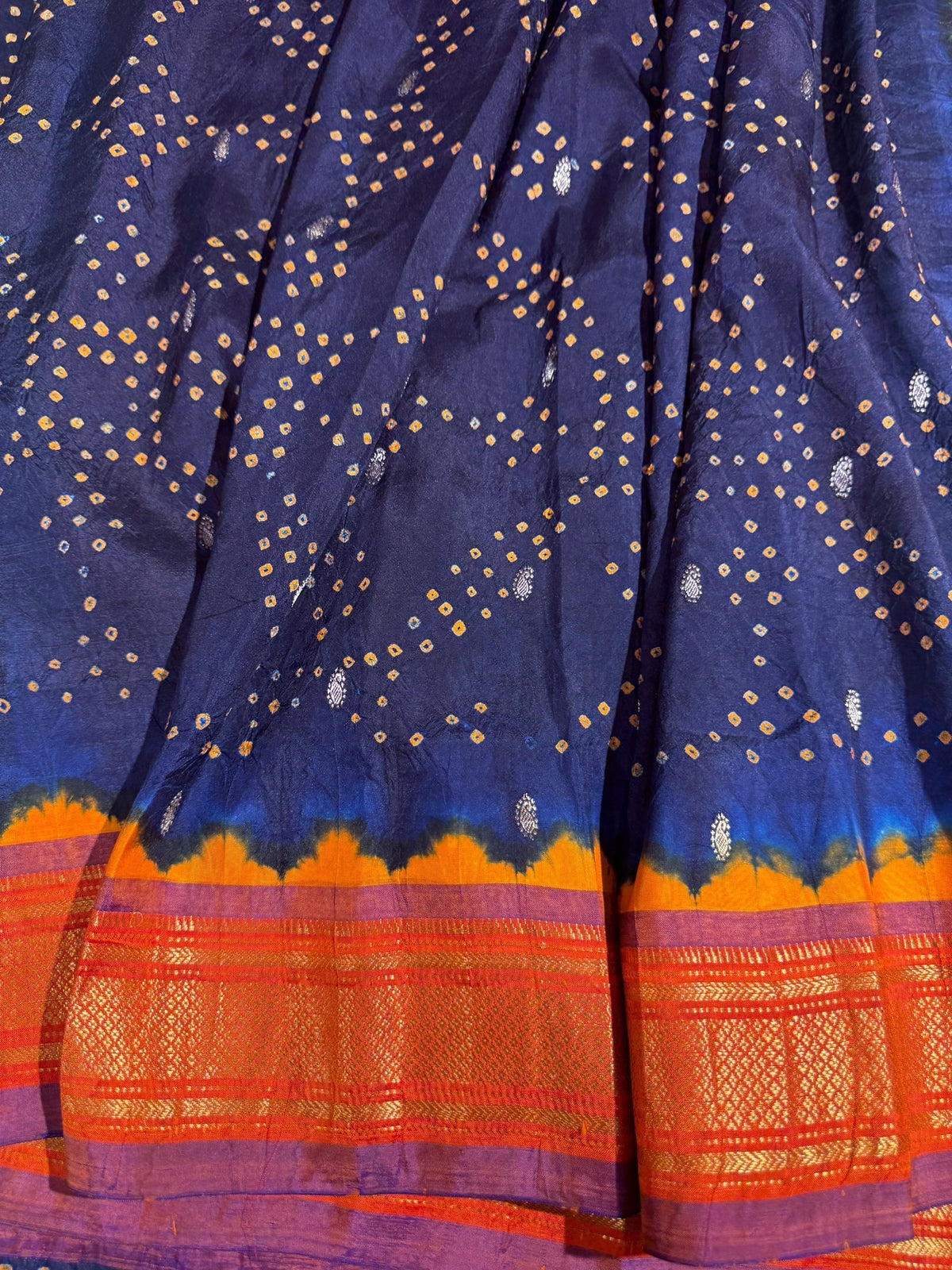 Pure handloom Bandhini paithani saree