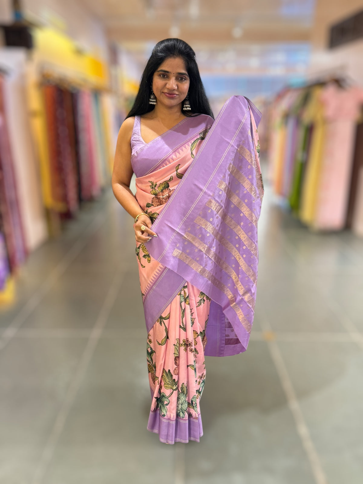 Kanchi Designer printed saree