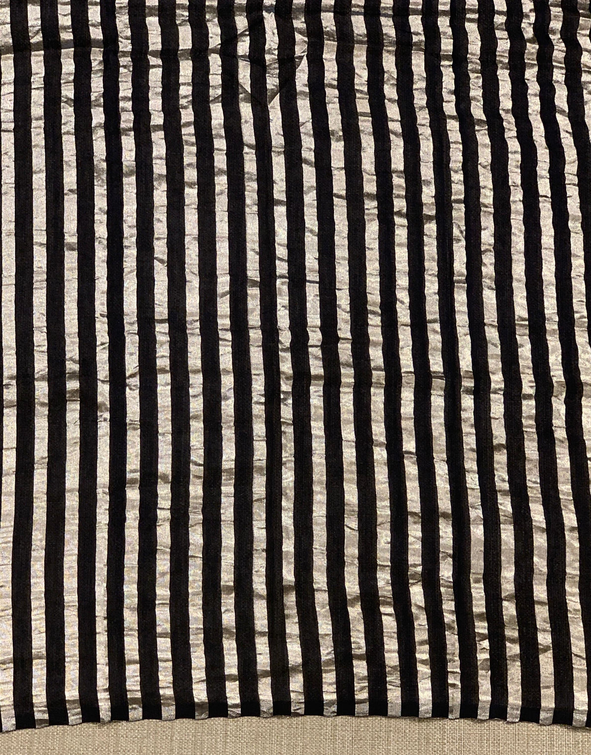 Black Banarasi Chiniya Silk with contemporary Borders