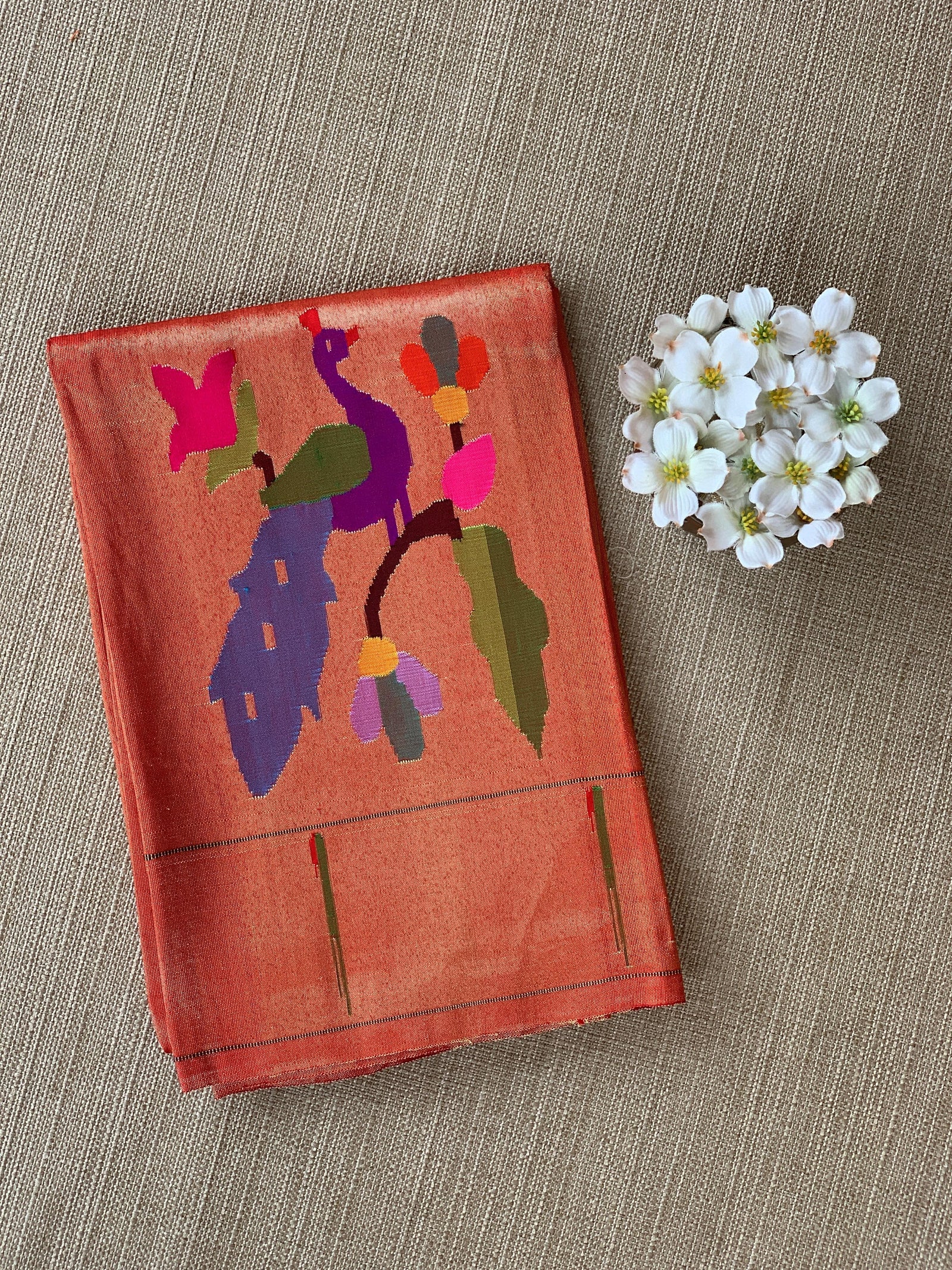 Pure Handloom Pythani Tissue blouse