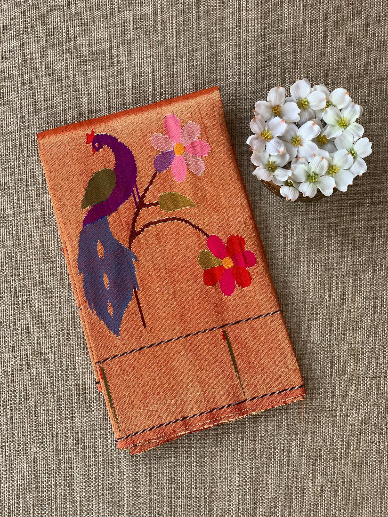 Pure Handloom Pythani Tissue blouse