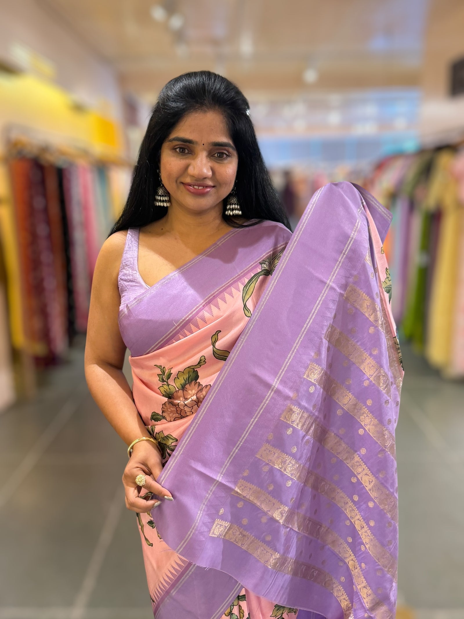 Kanchi Designer printed saree