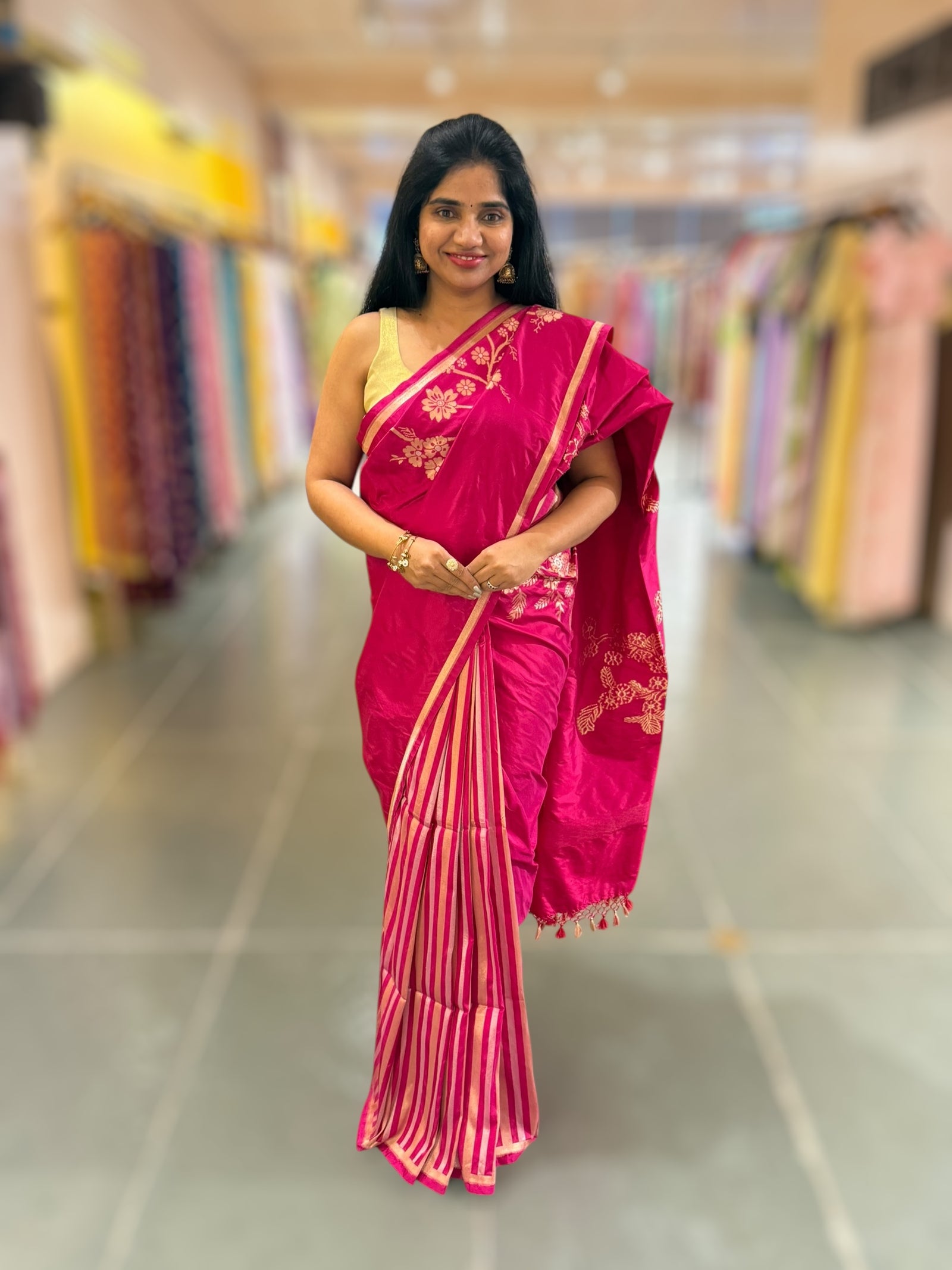Pink Designer Ektara Banarasi Silk Saree