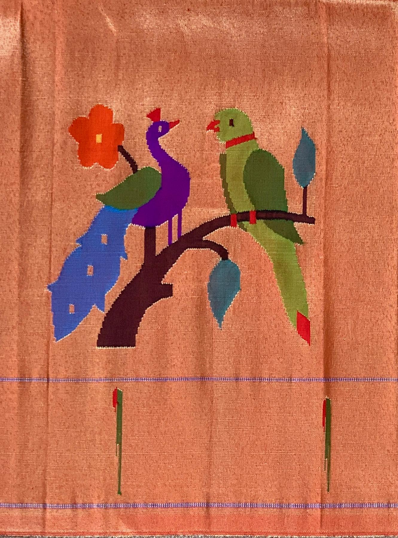 Pure Handloom Pythani Tissue blouse