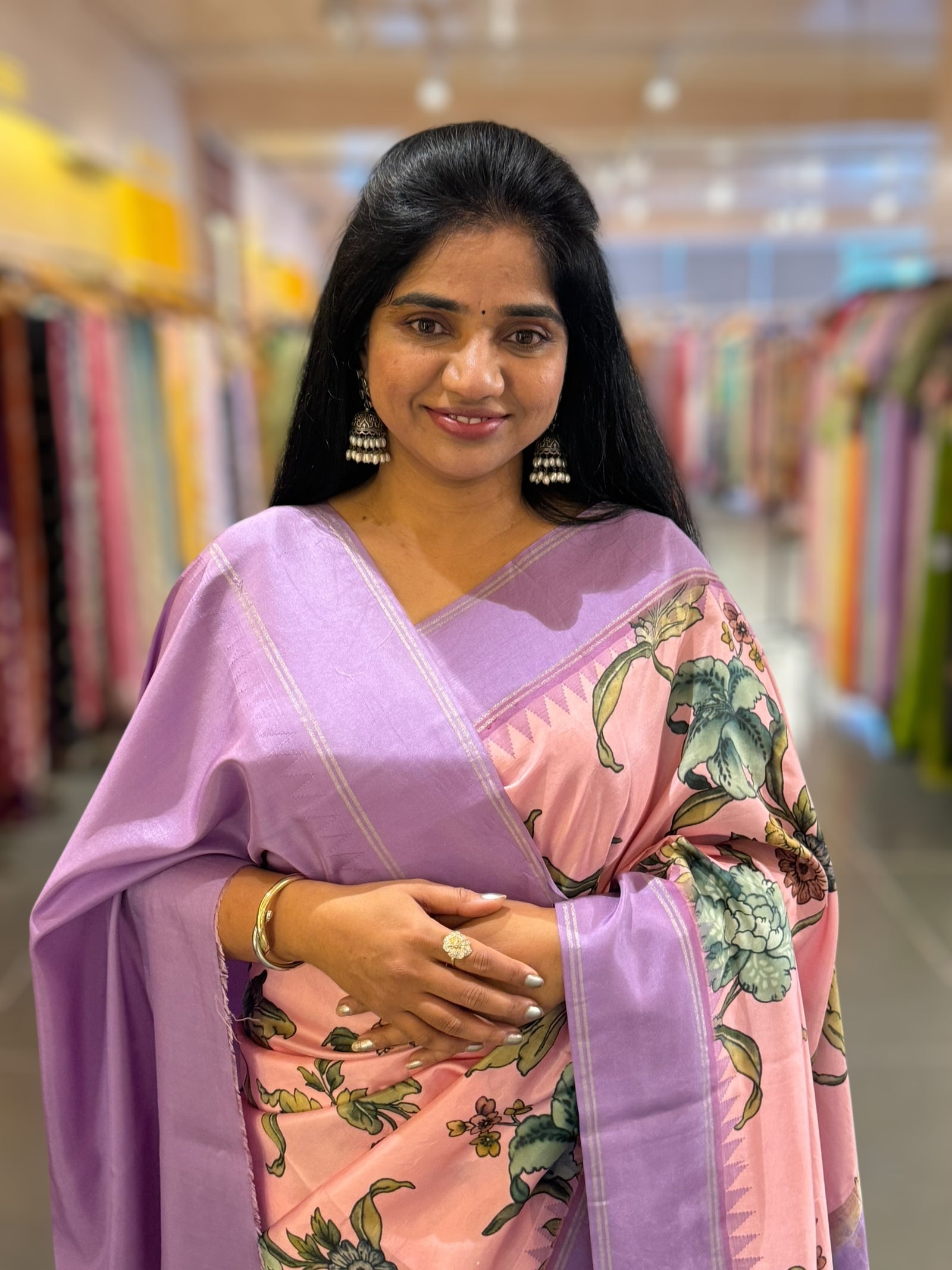 Kanchi Designer printed saree