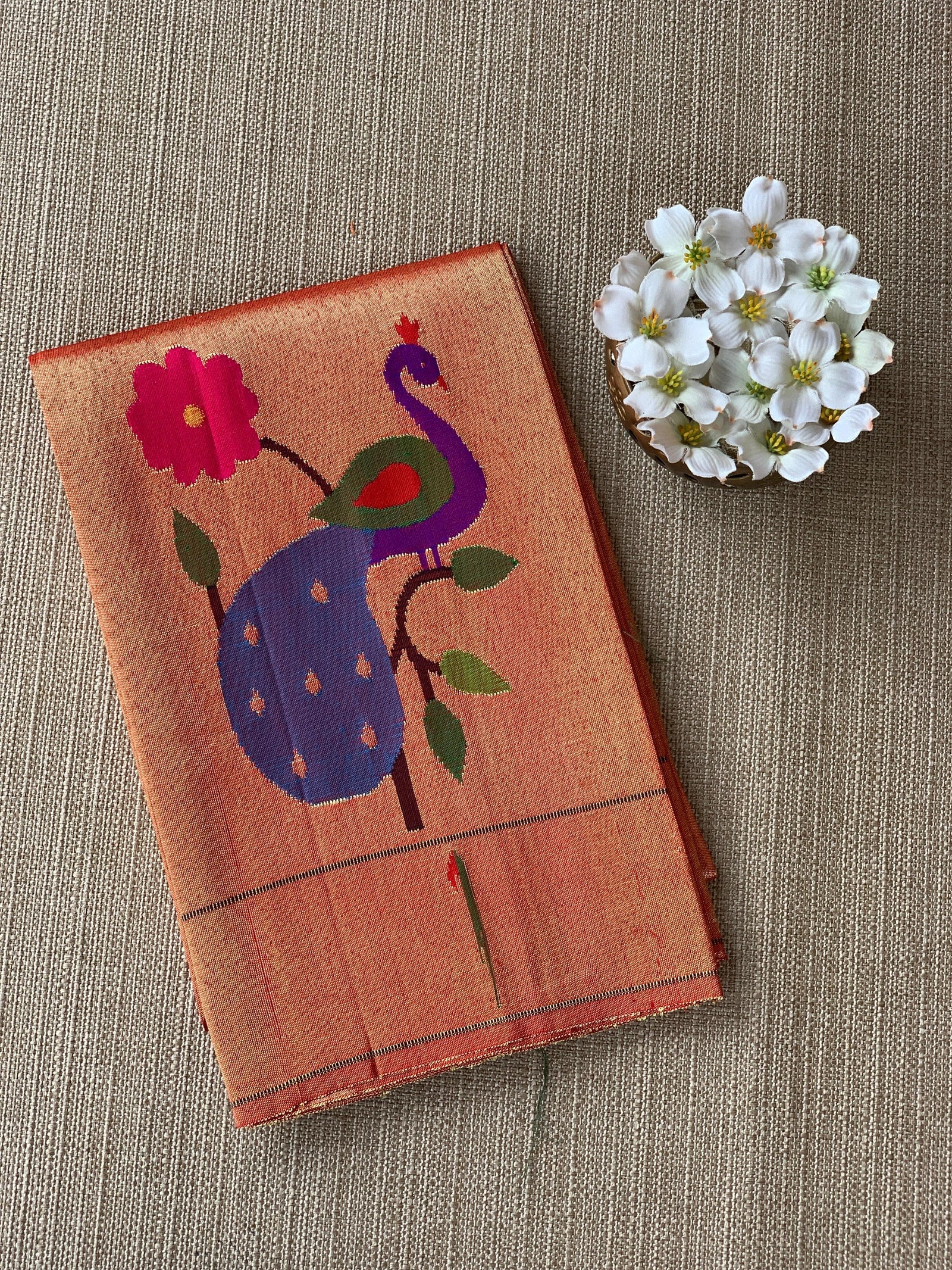 Pure Handloom Pythani Tissue blouse