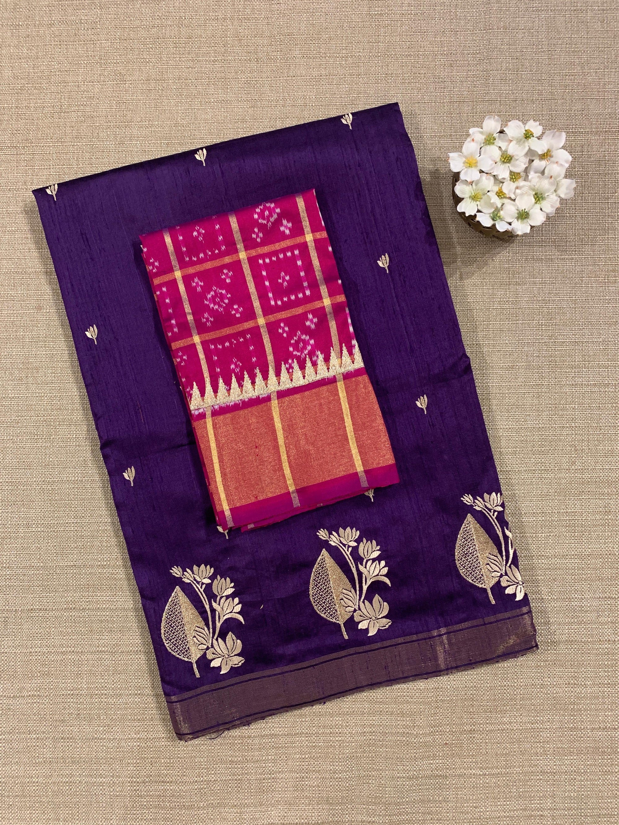 Pure Handloom Raw Silk Saree