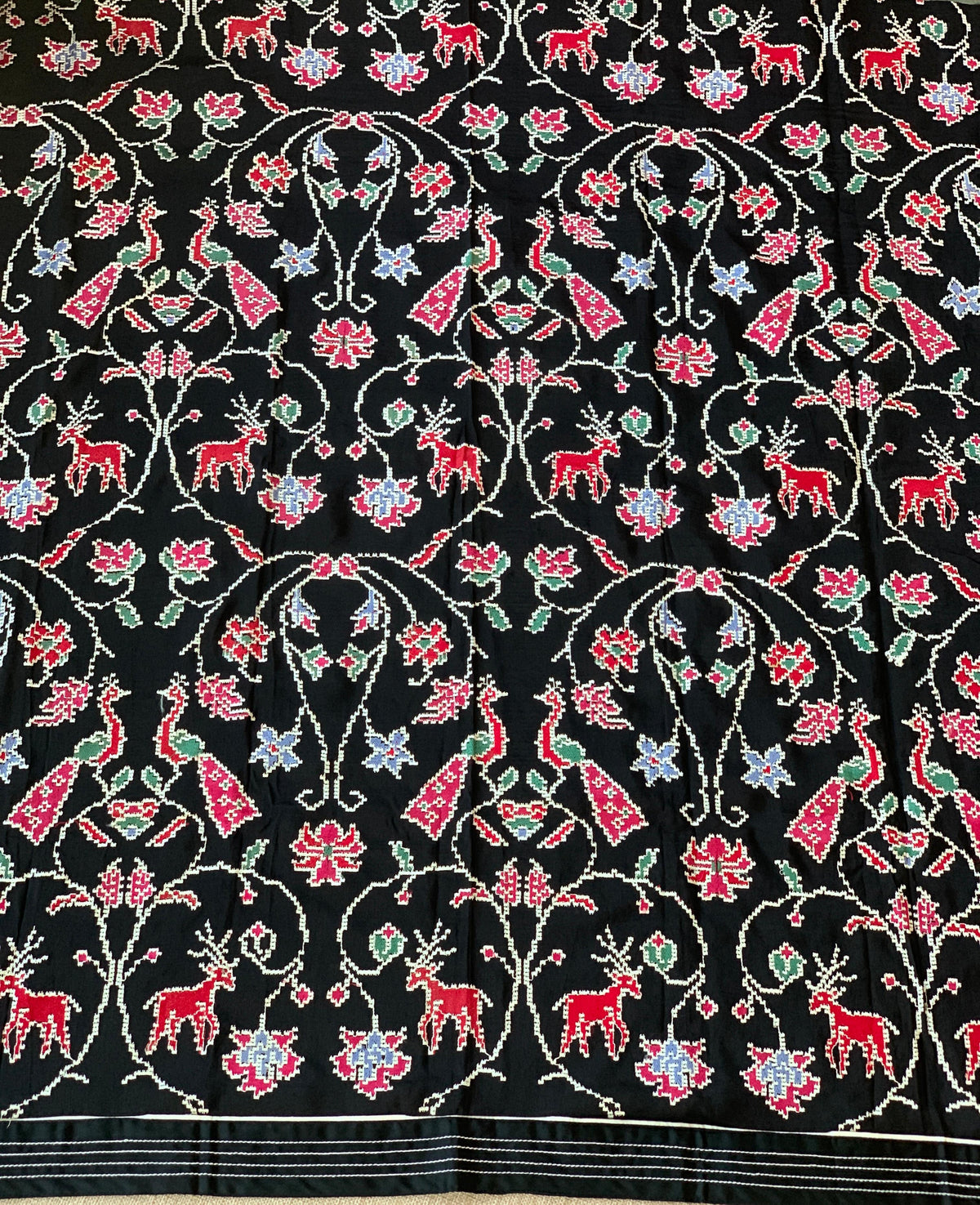 Rose Pink Organza Saree with embroidered blouse