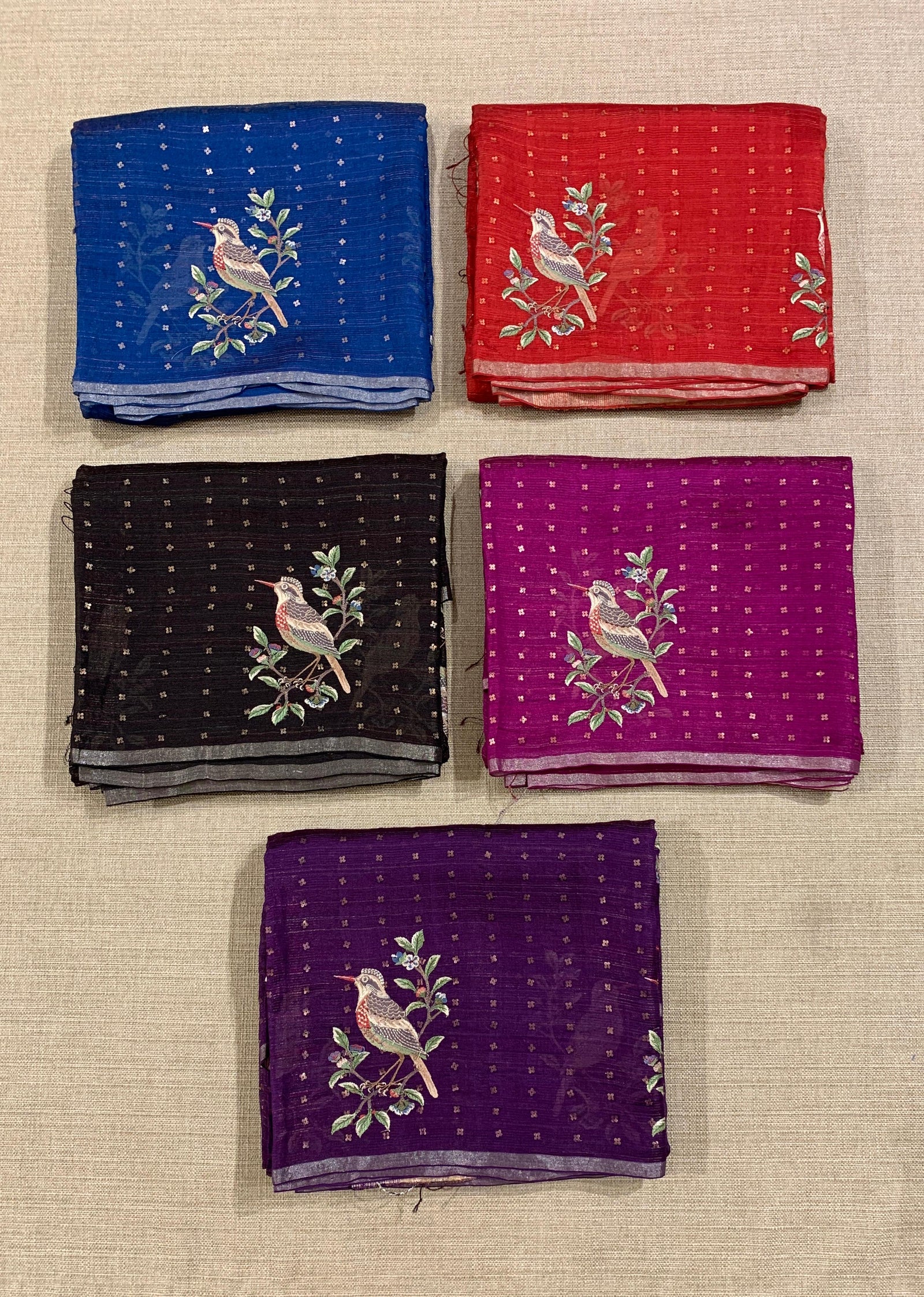 Wine Tussar Kota Saree byloom Saree