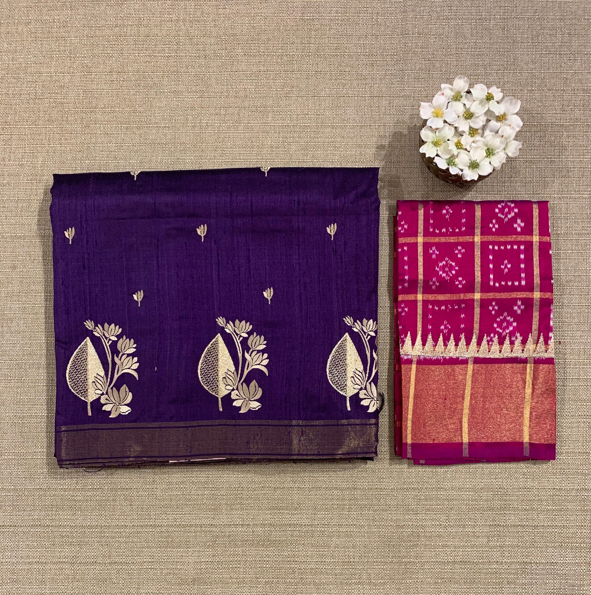 Pure Handloom Raw Silk Saree