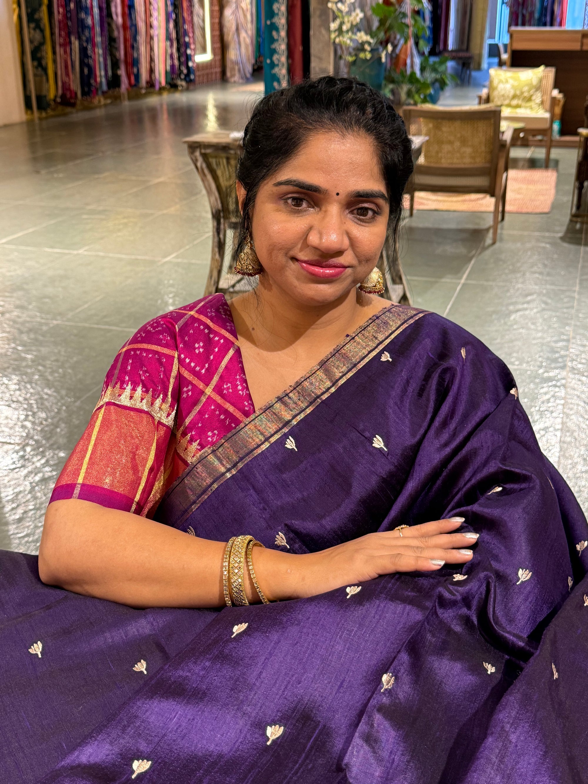 Pure Handloom Raw Silk Saree