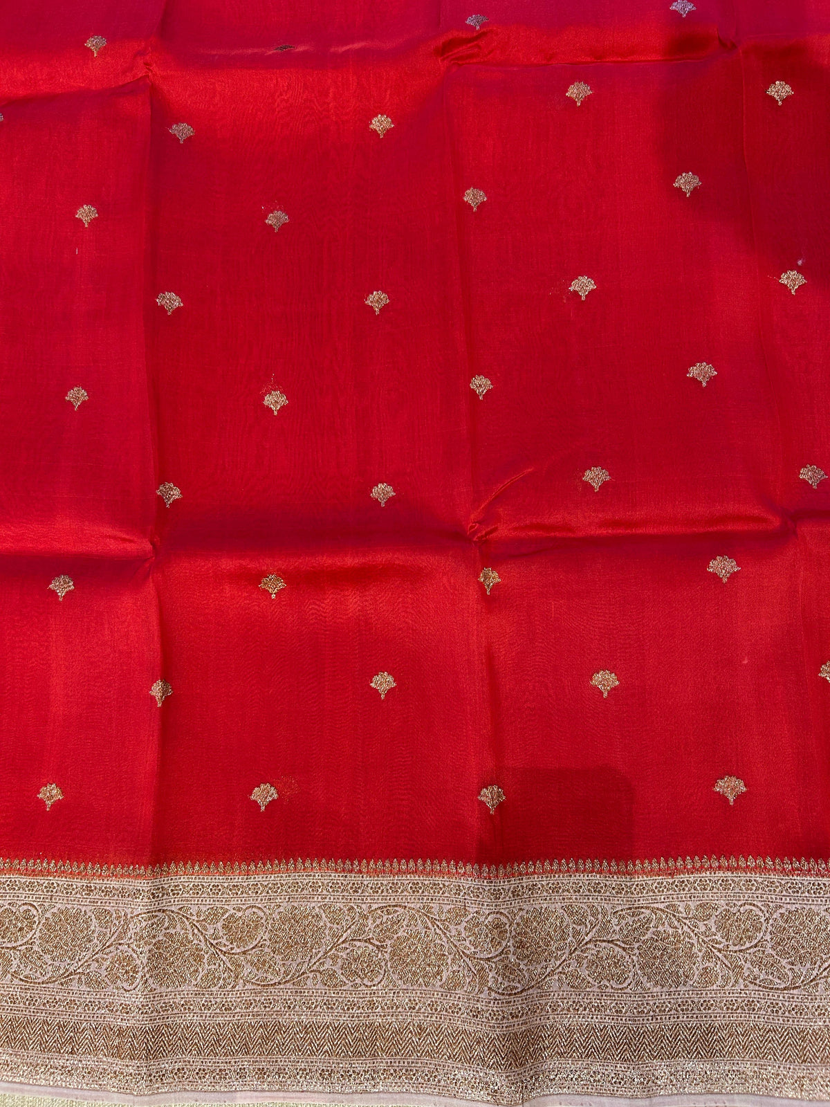 Pink and dusty mauve combo Pure Handloom premium Kora Banarasi Saree