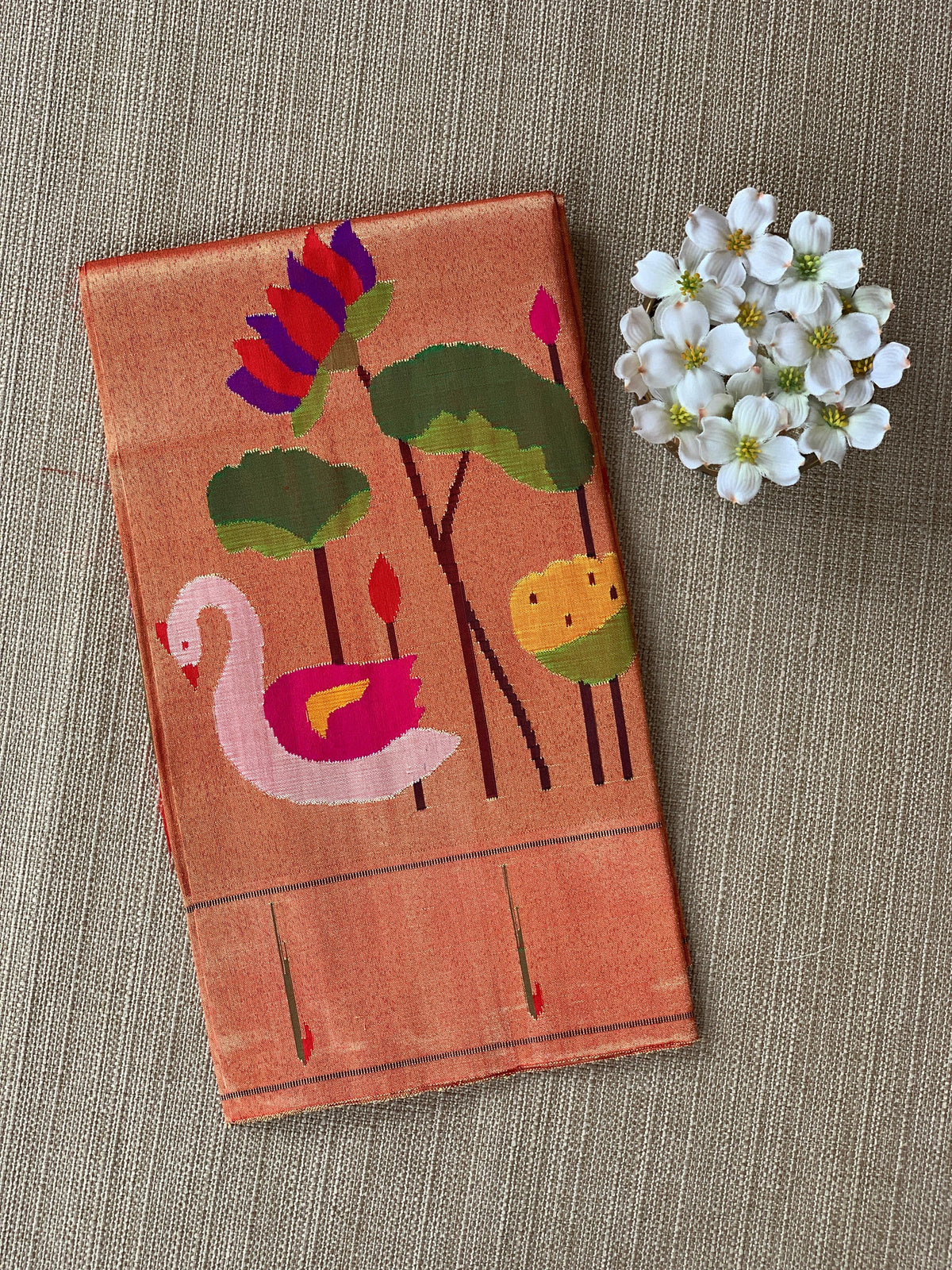 Pure Handloom Pythani Tissue blouse