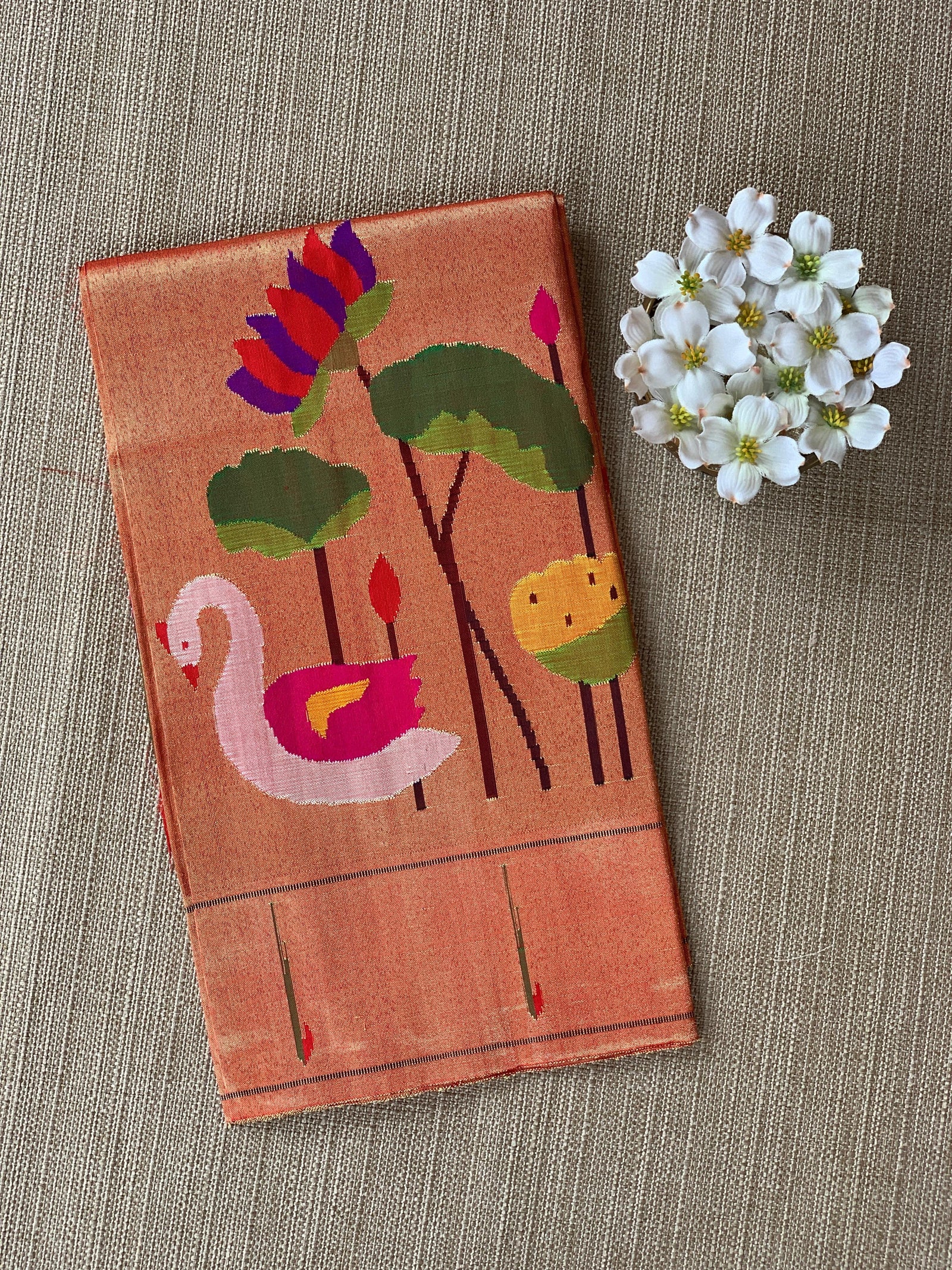 Pure Handloom Pythani Tissue blouse