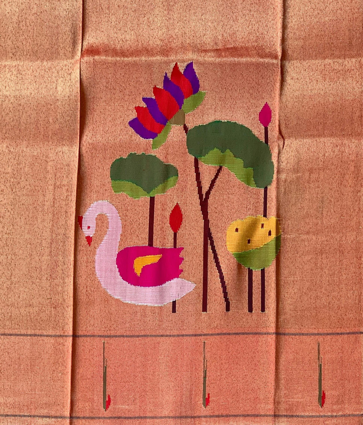 Pure Handloom Pythani Tissue blouse