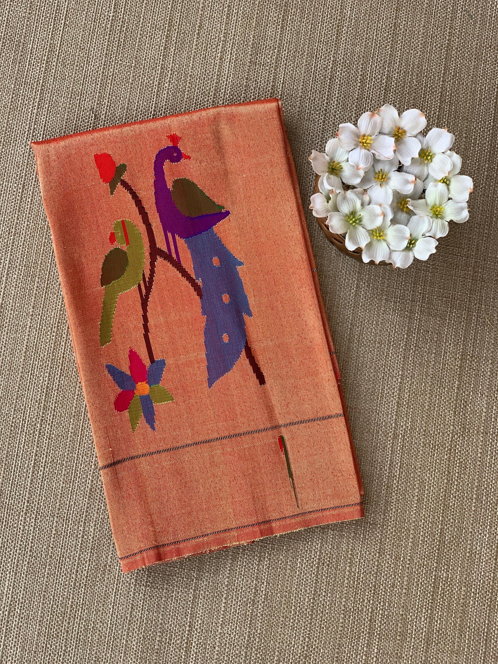 Pure Handloom Pythani Tissue blouse