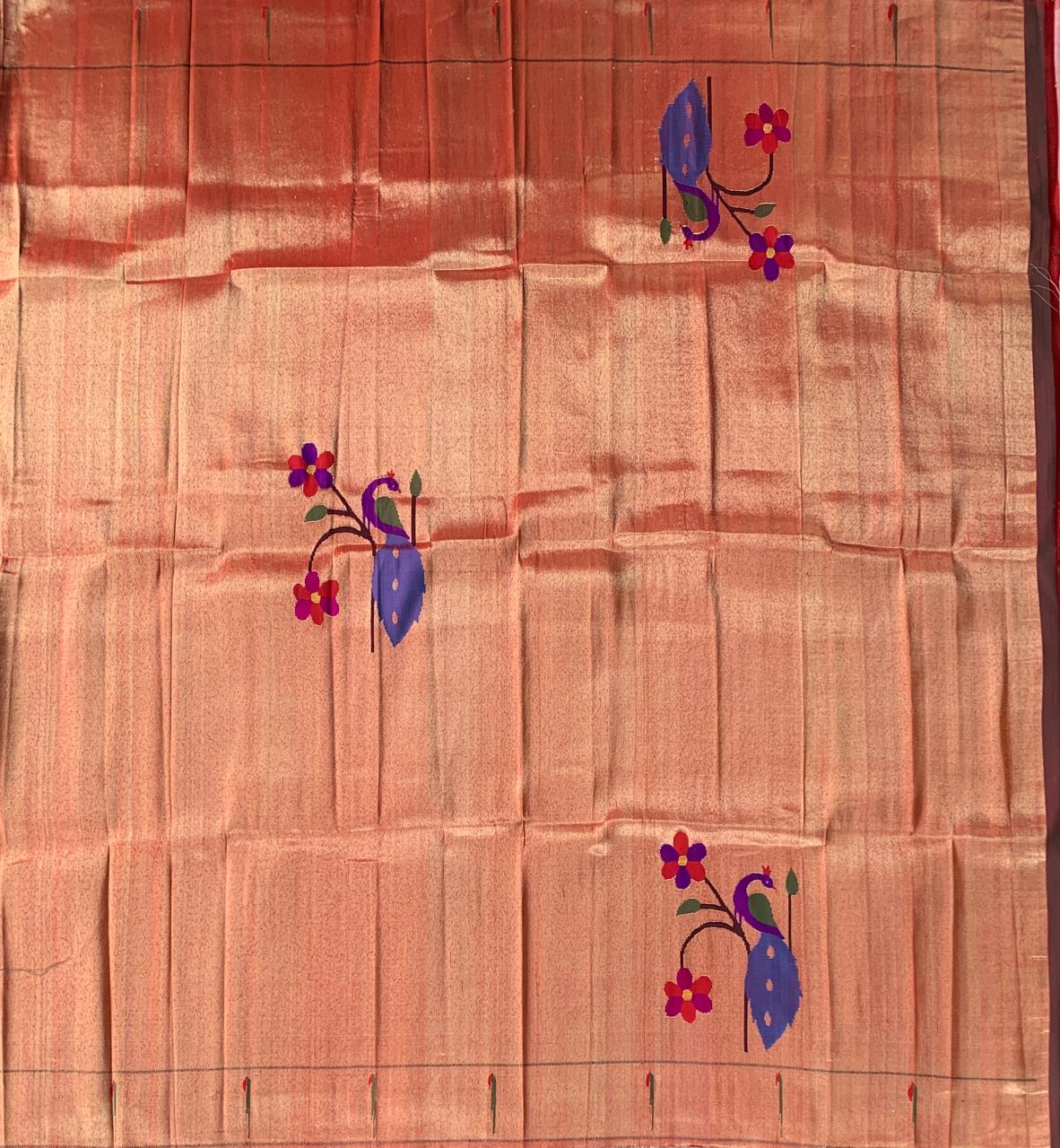 Pure Handloom Pythani Tissue blouse