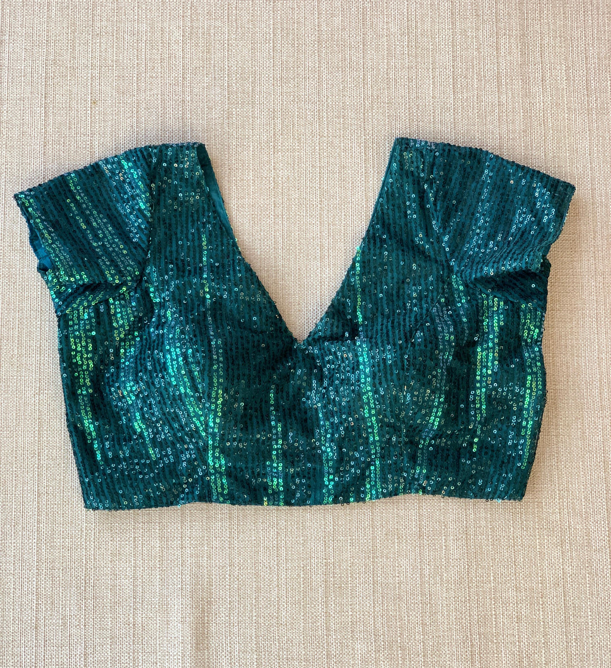 Georgette sequence saree with stitched blouses : DSCL005