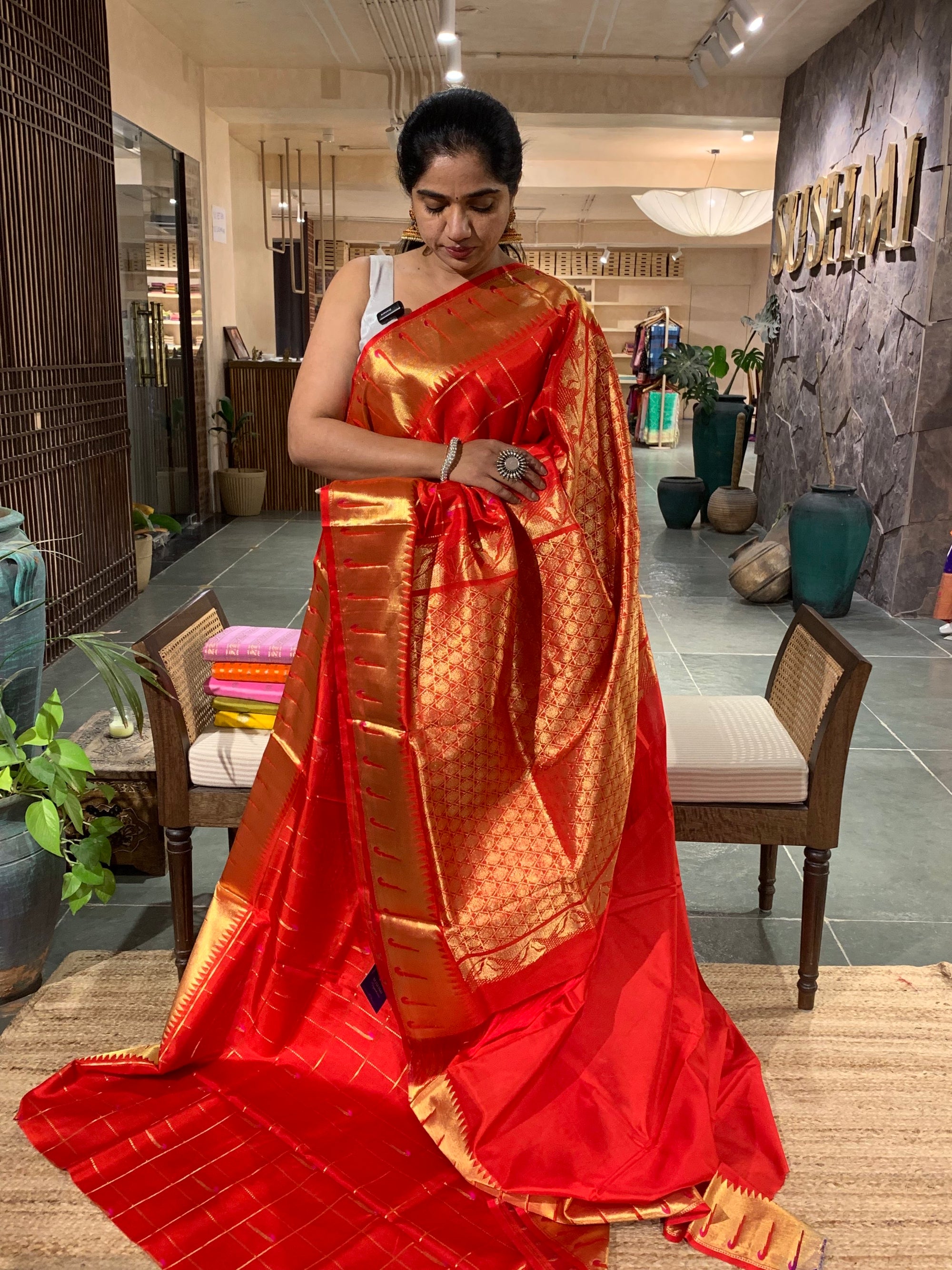 Venkatagiri Handloom Pure Silk Saree