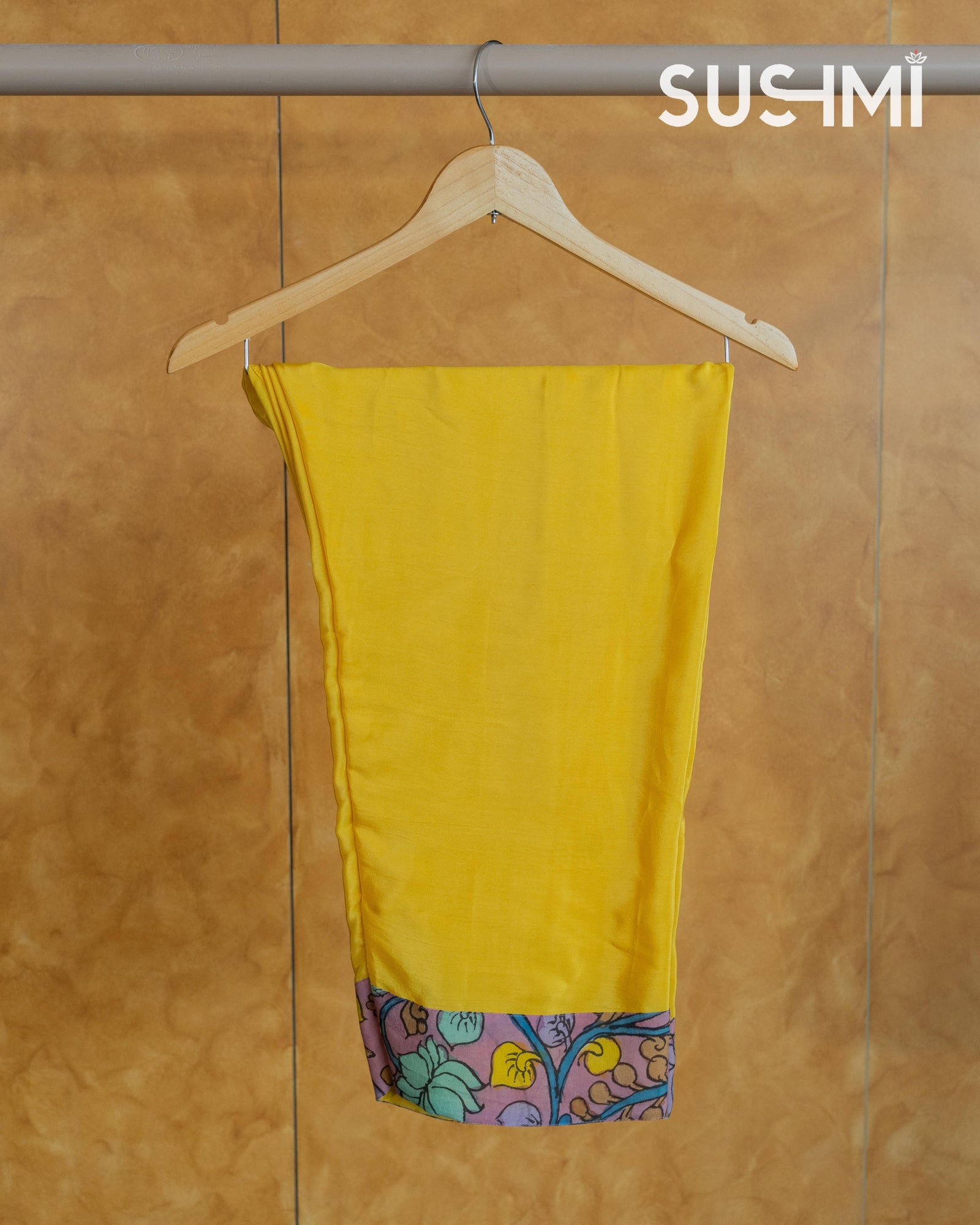 Organza and Pen Kalamkari Fusion Coordset