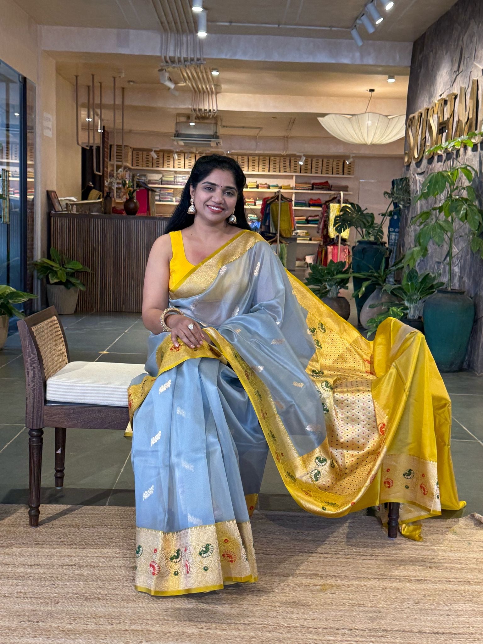 Kora Banarasi Silk Sarees with allover kaduwa woven motifs