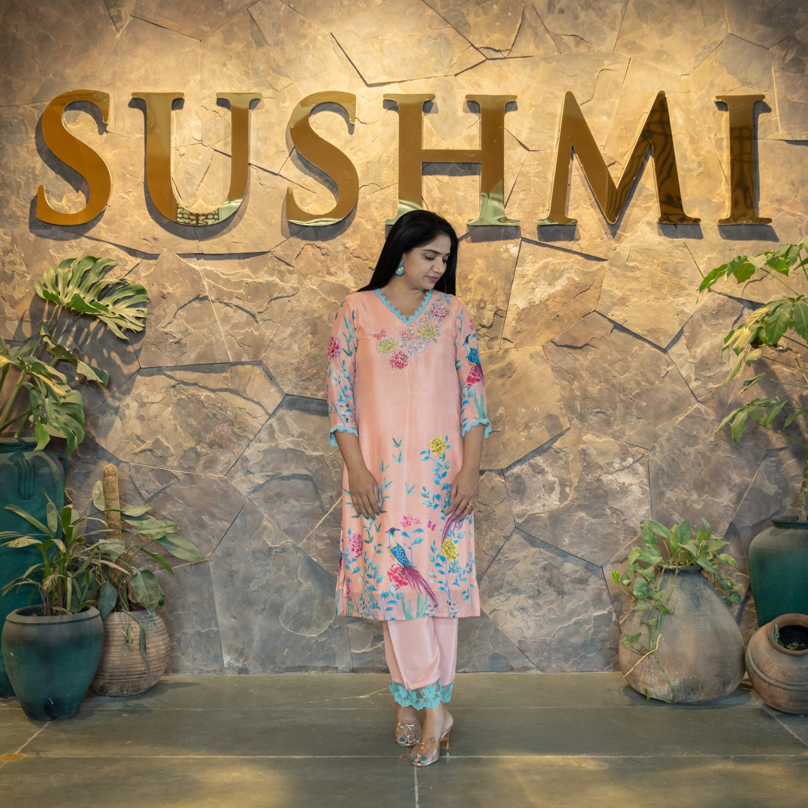 Pure Chinnon Printed Coordset