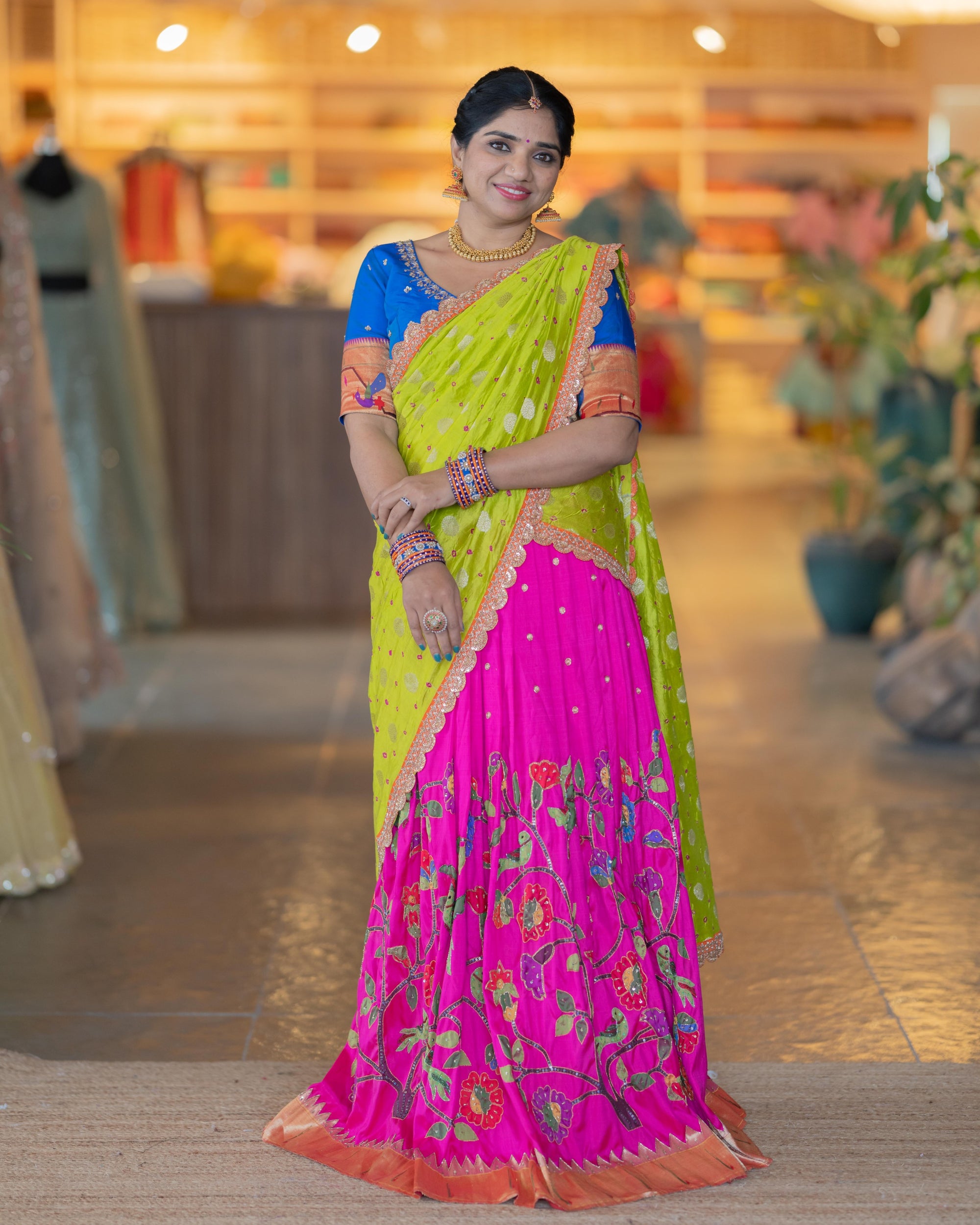 Pure Paithani Lehanga Set