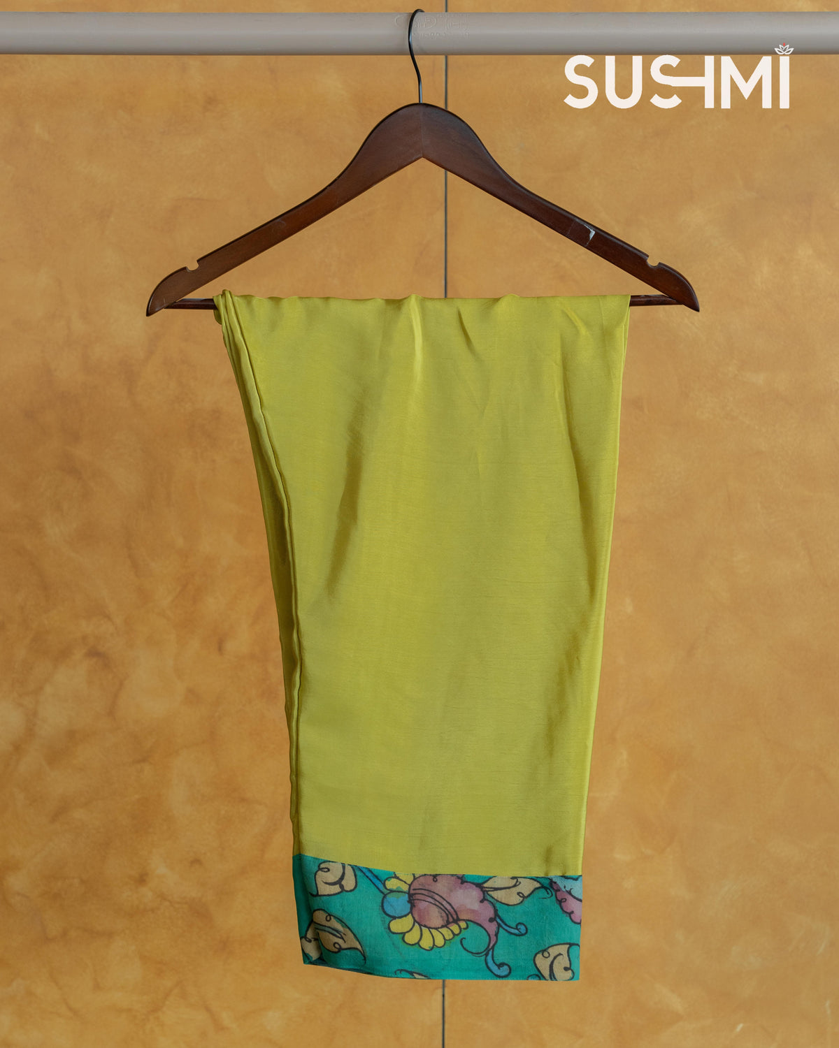 Organza and Pen Kalamkari Fusion Coordset