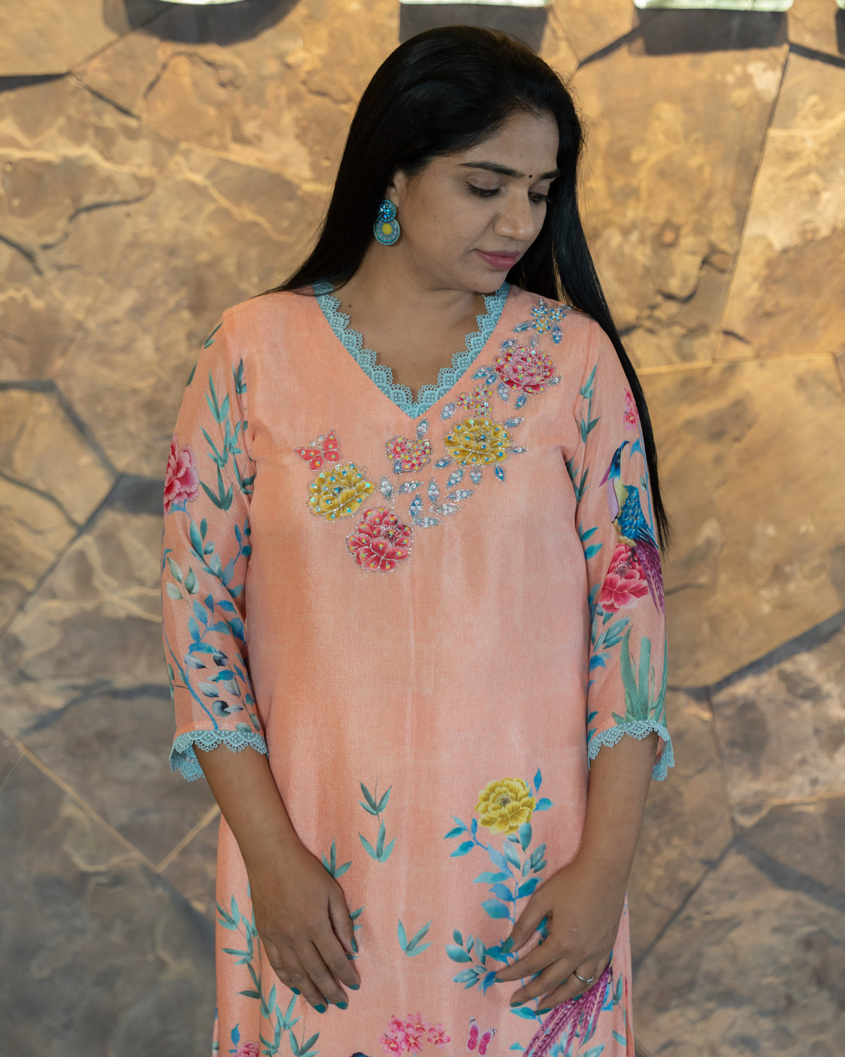 Pure Chinnon Printed Coordset