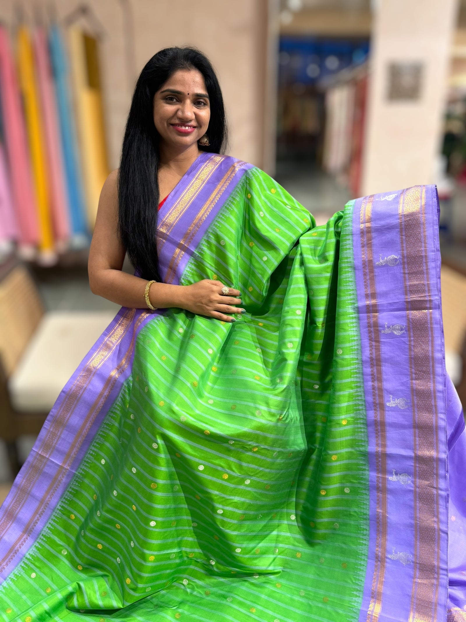 Vintage Gadwal Handloom Pure Silk Saree