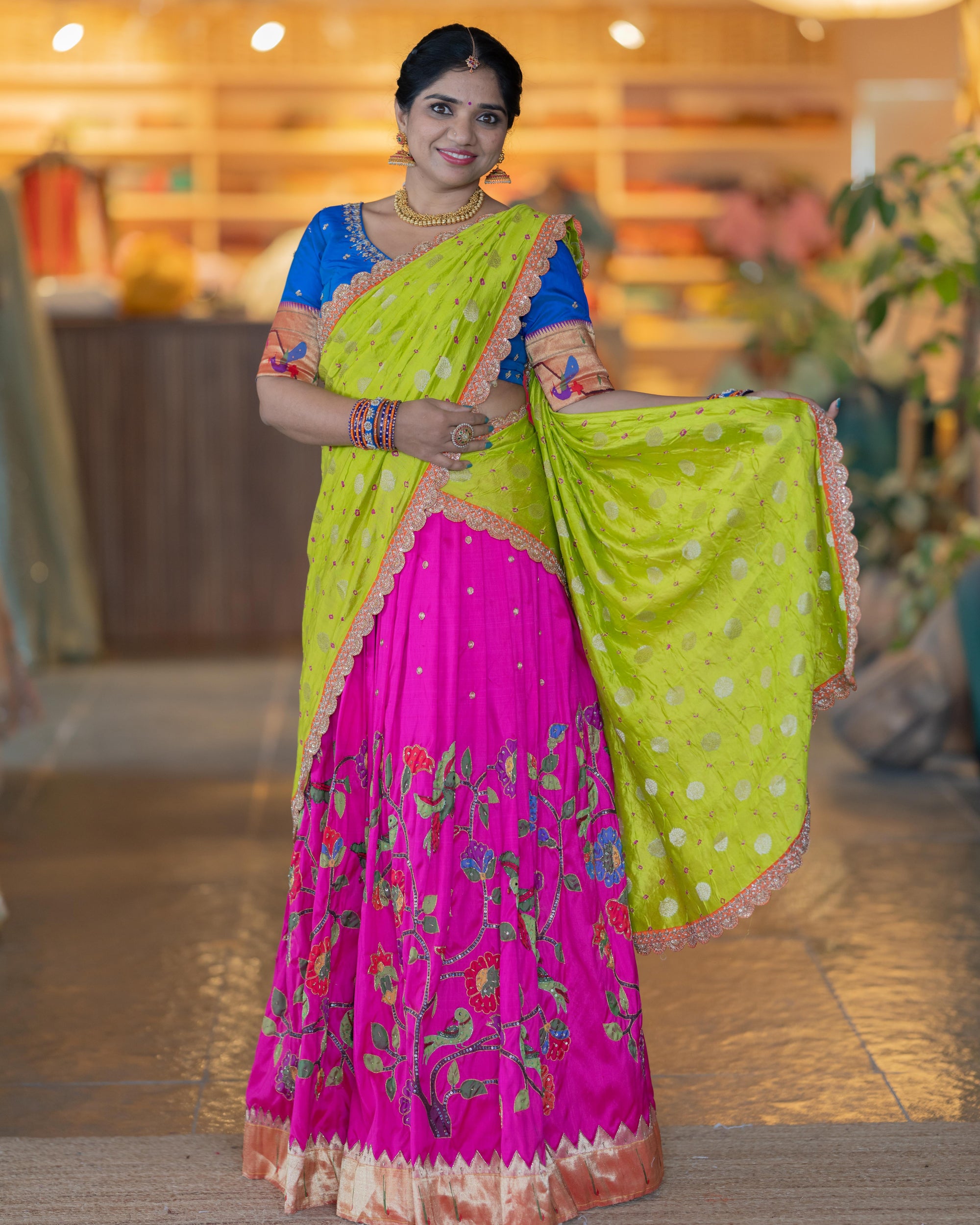 Pure Paithani Lehanga Set