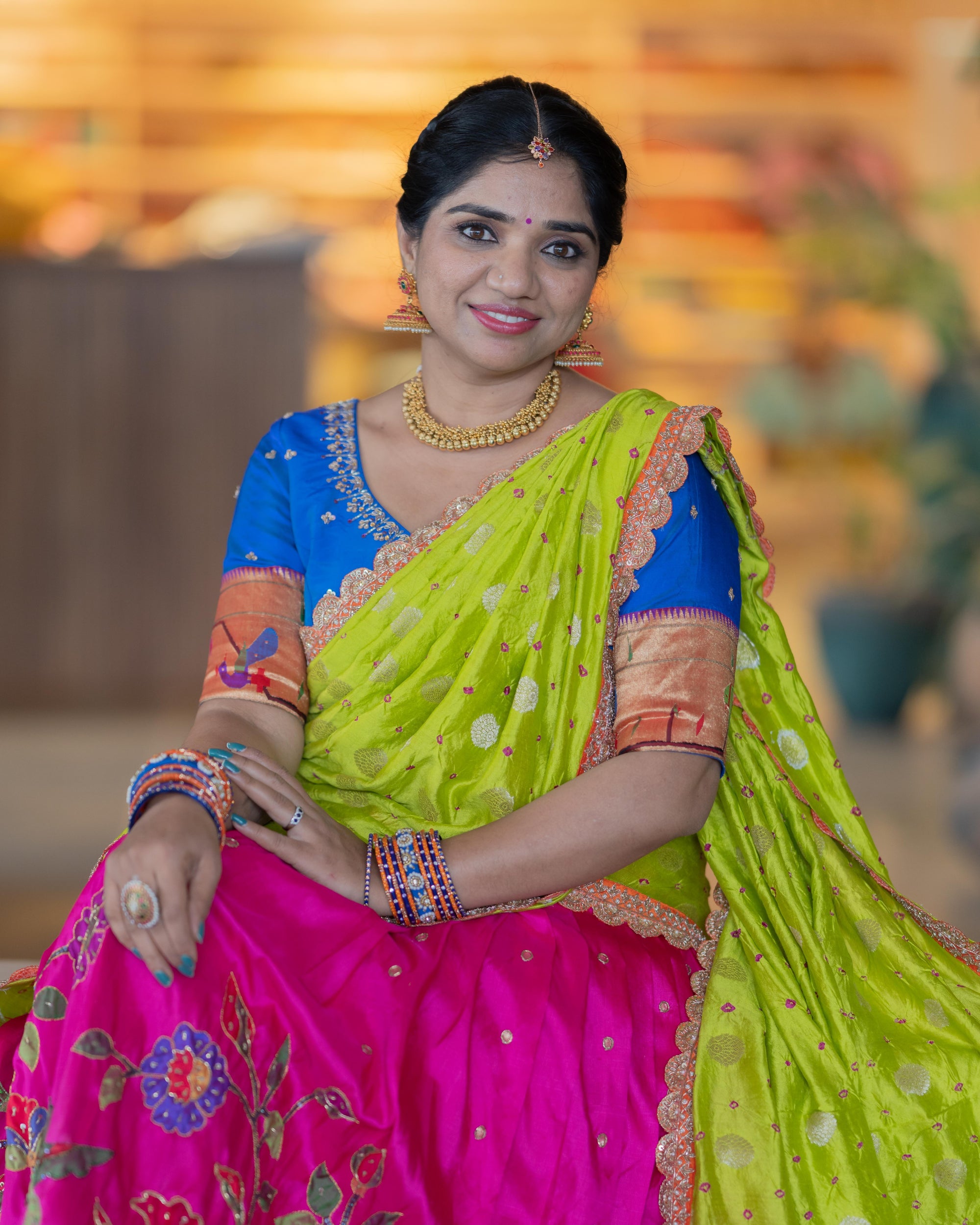 Pure Paithani Lehanga Set