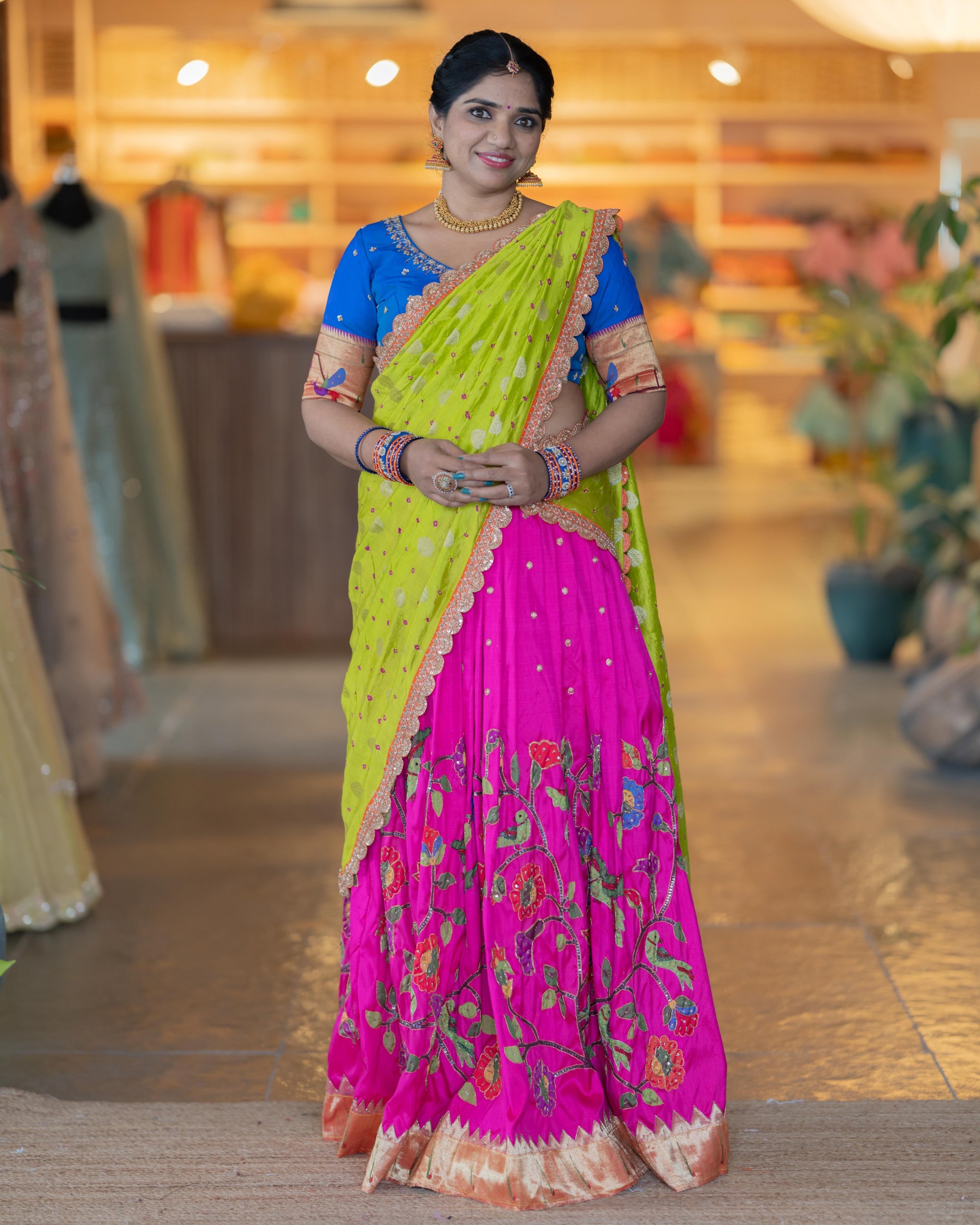 Pure Paithani Lehanga Set
