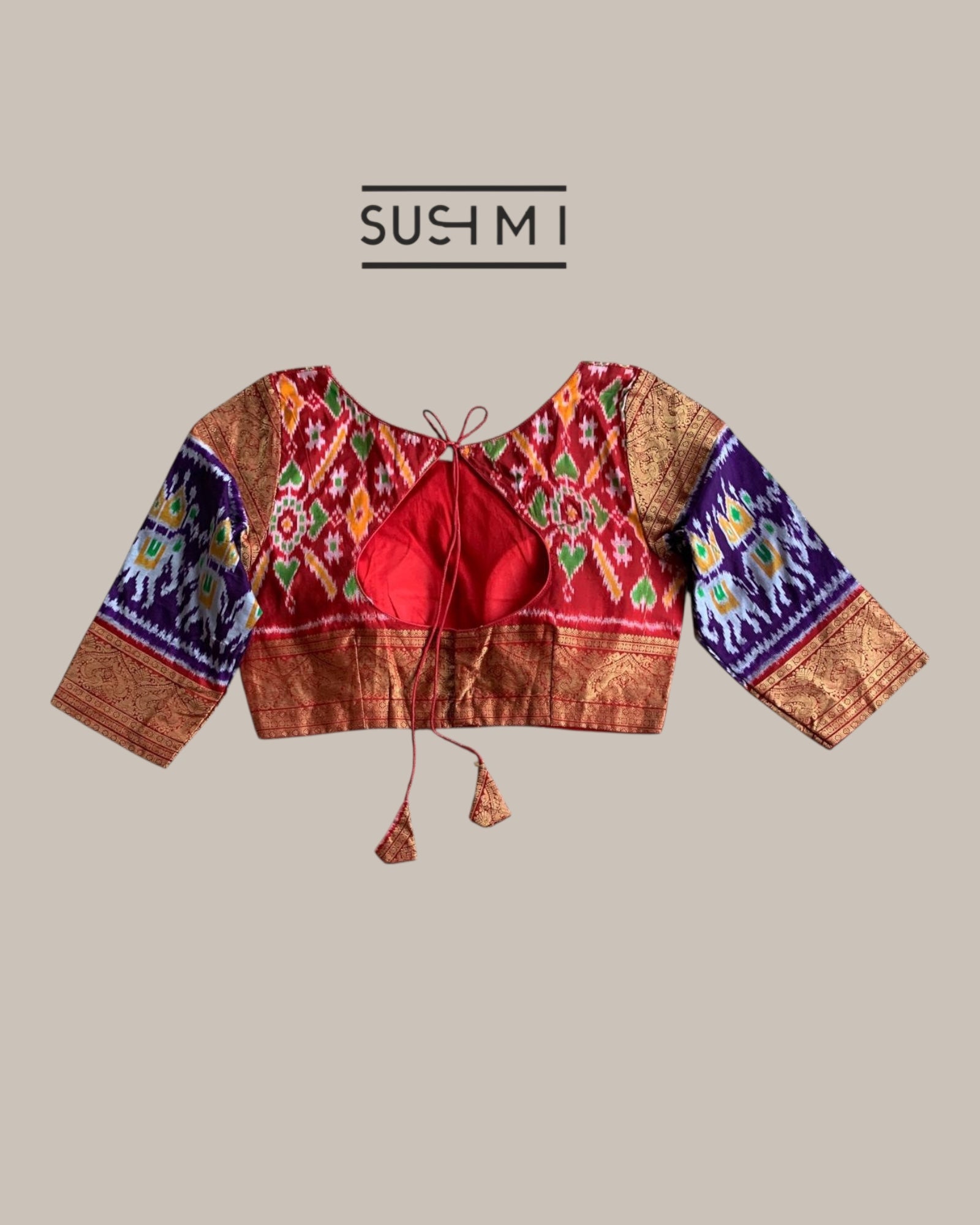 Pure Handloom Twill Ikkath Kanchi Saree