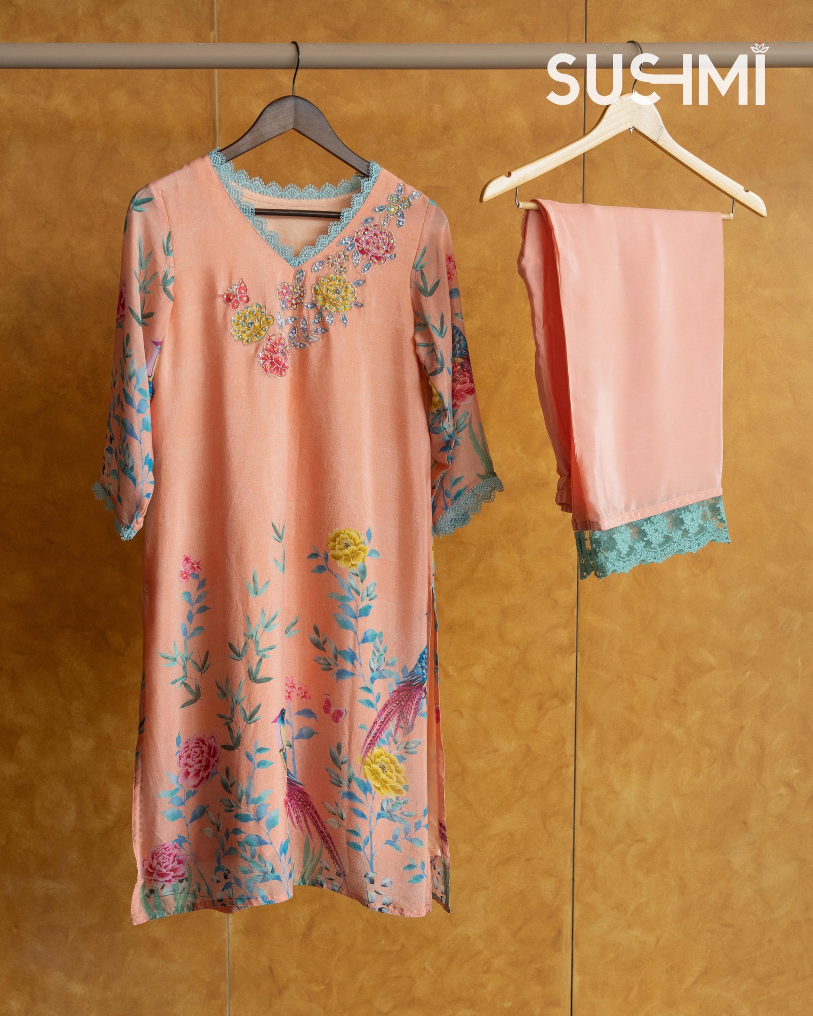 Pure Chinnon Printed Coordset